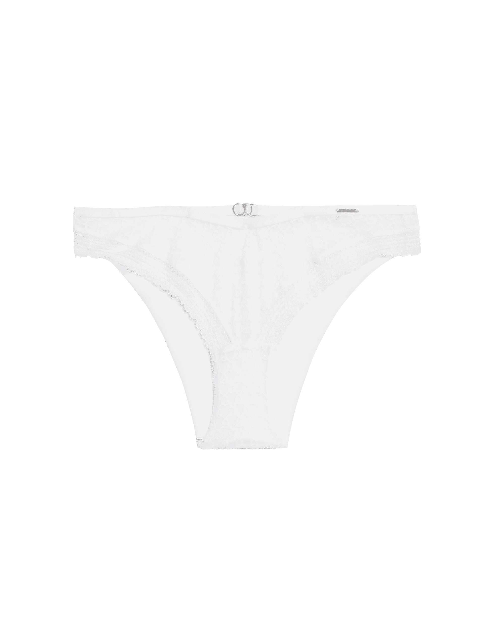 Autograph Women's Vienna Lace Miami Knickers - 12 - White, White,Dark Chocolate