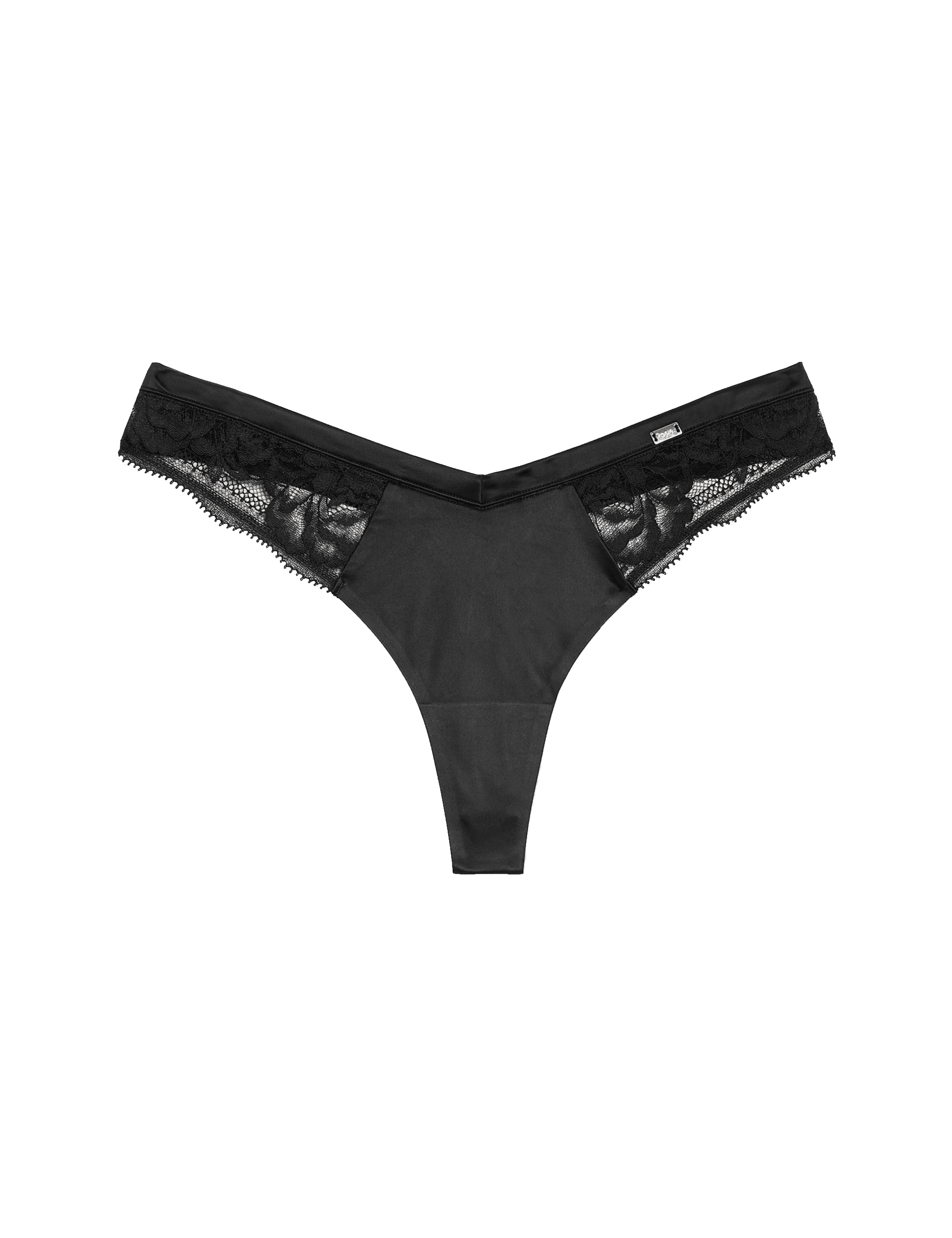 Rosie Women's ContourWear No VPL Thong - 12 - Black, Pale Opaline,Black