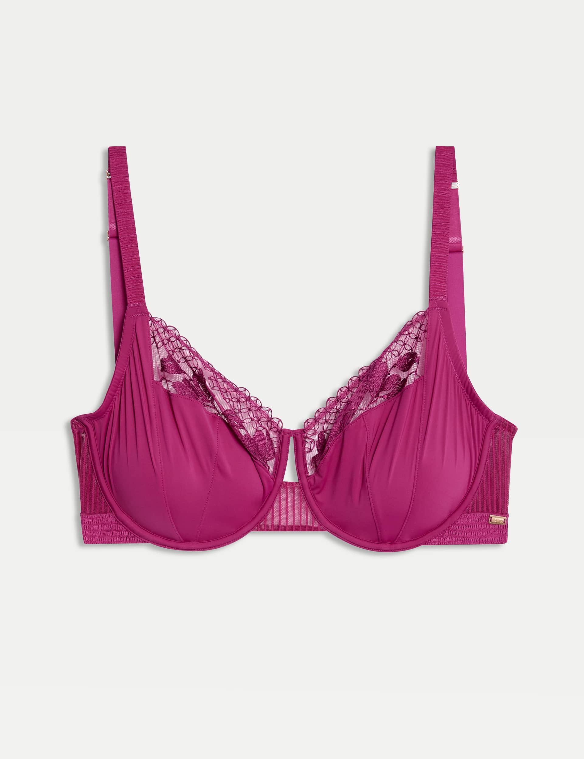 Rosie Women's Jasmine Embroidery Wired Minimiser Bra (C-G)