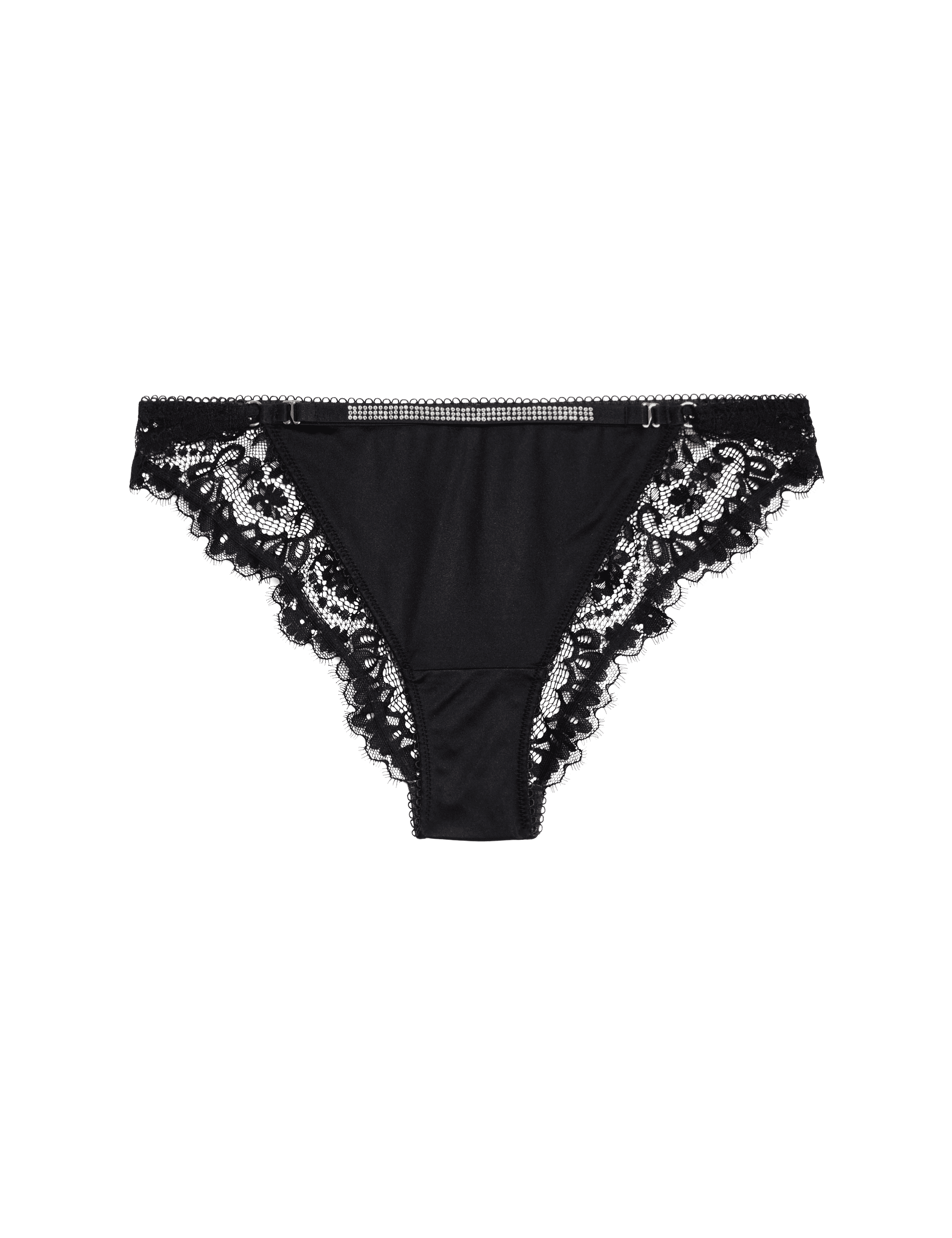 Boutique Women's Aleksandra Diamant Brazilian Knickers - 12 - Black, Black