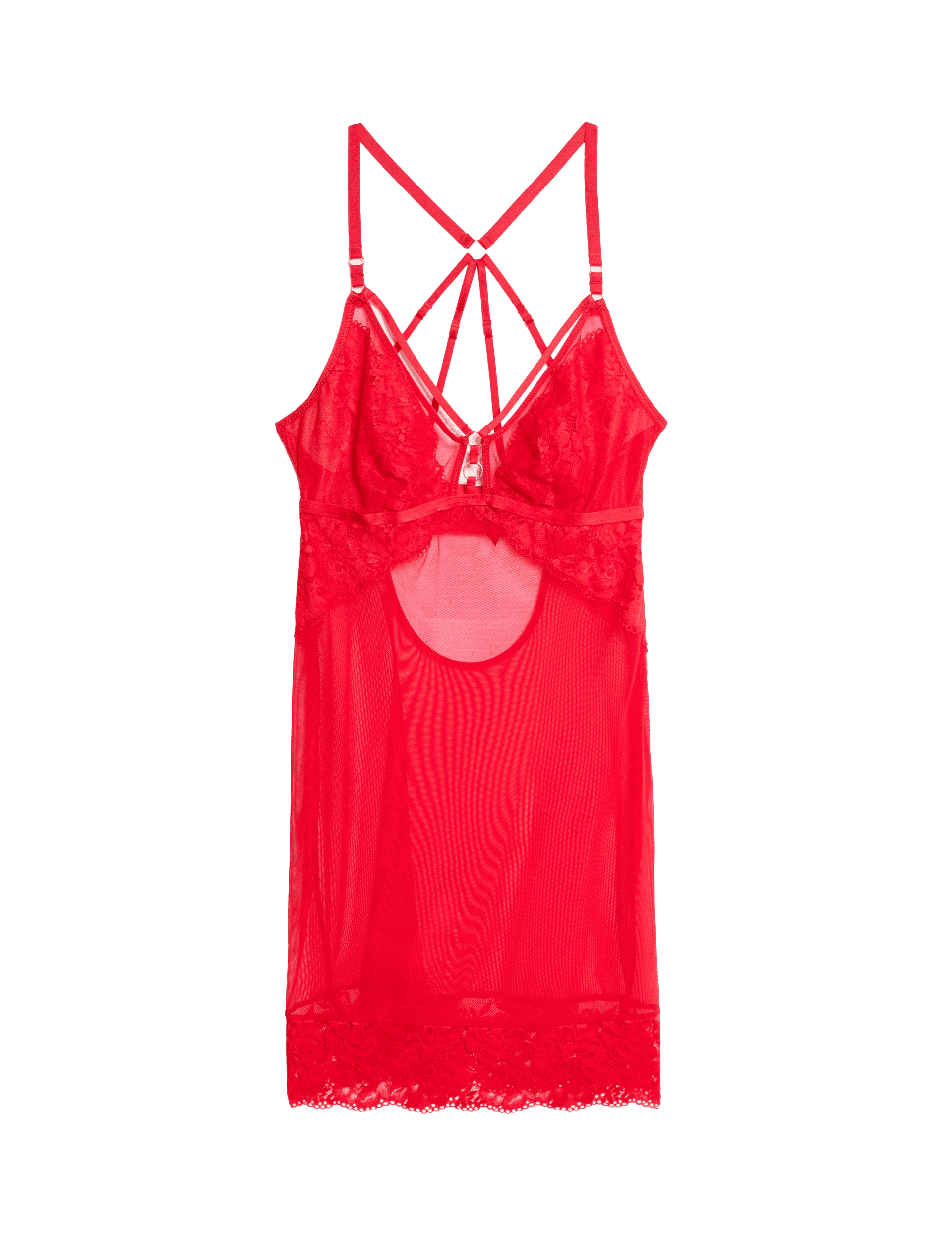 Boutique Women's Vera Lace Slip - 18 - Bright Red, Bright Red