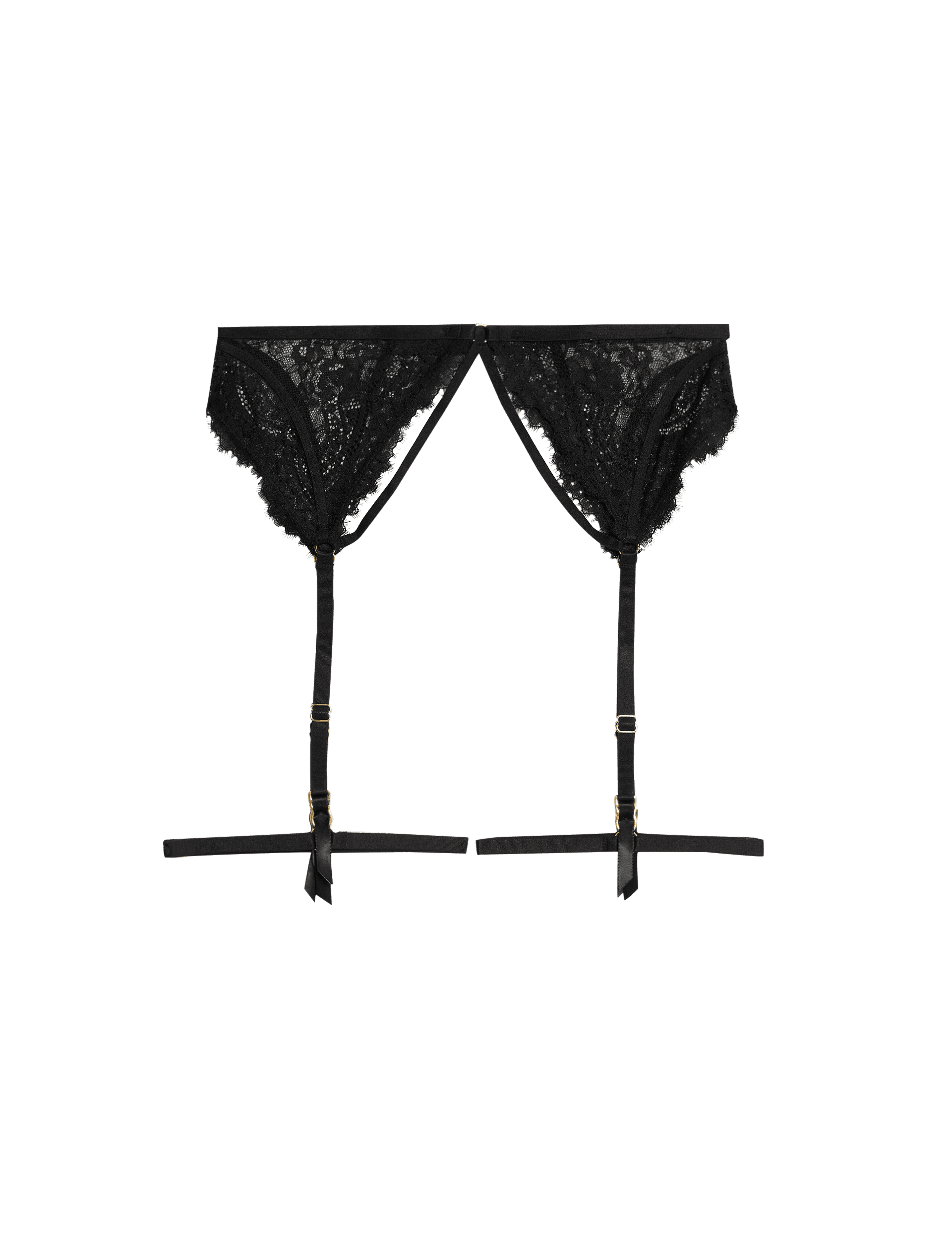 Boutique Women's Lace Suspender - 12 - Black, Black