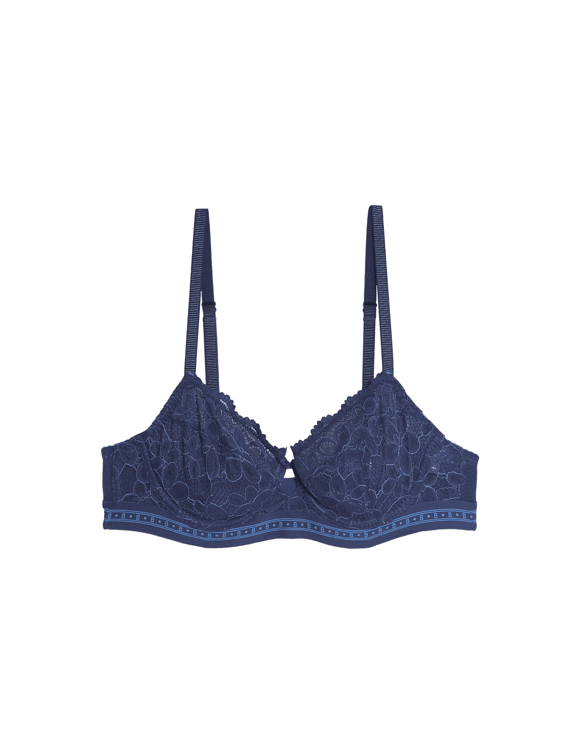 B By Boutique Women's Cleo Lace Wired Balcony Bra (A-E) - 36DD - Midnight Mix, Midnight Mix