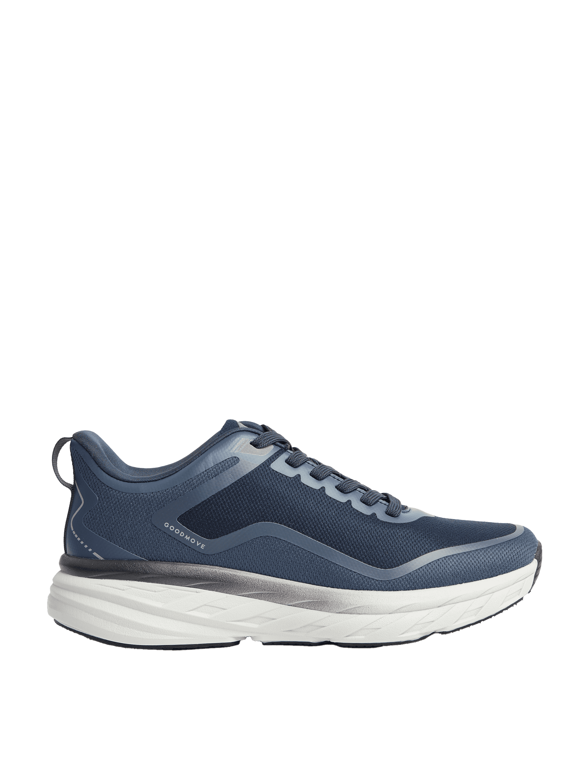 Goodmove Men's Lace Up Trainers - 10 - Navy, Navy,Black