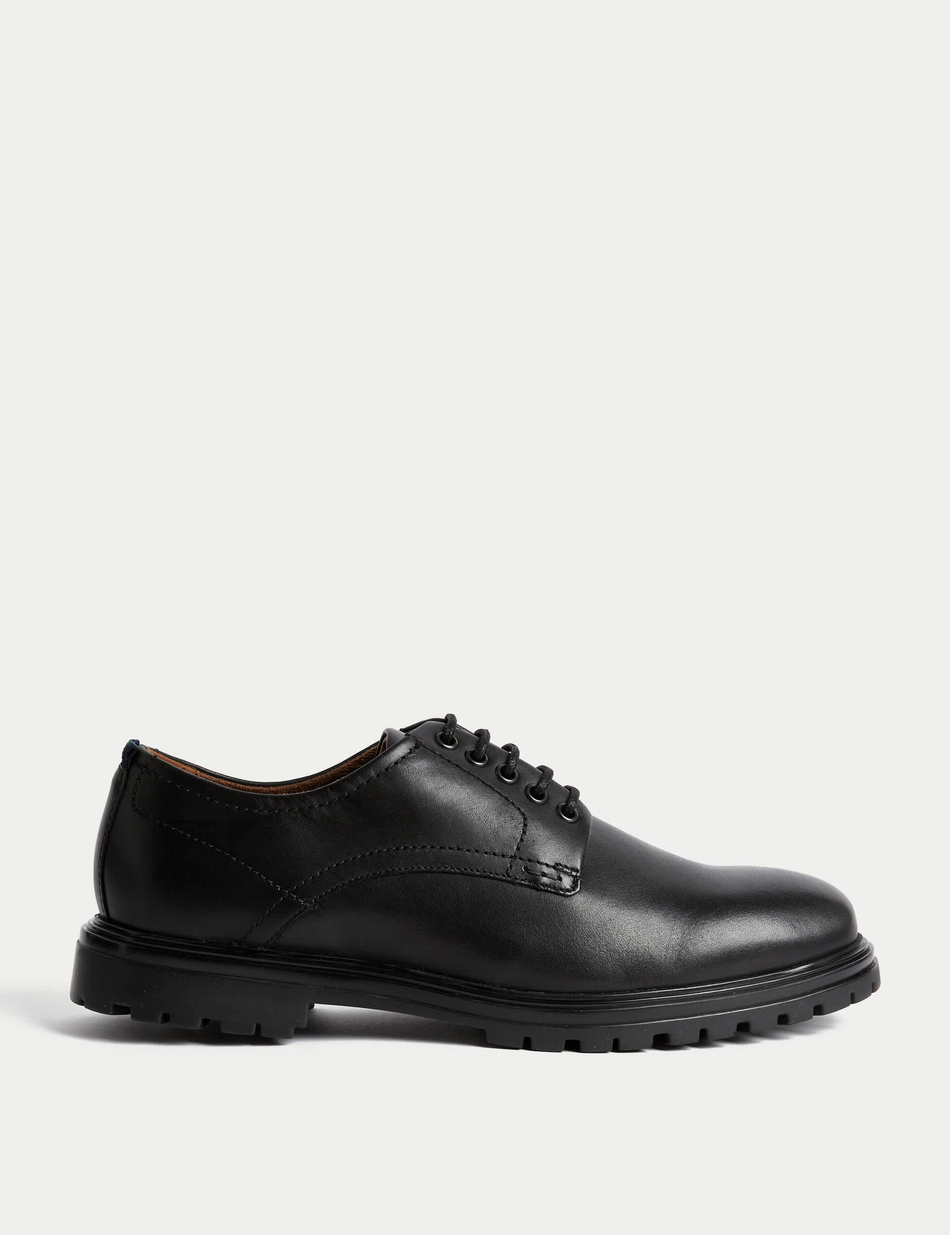 M&S Men's Leather Derby Heritage Shoes
