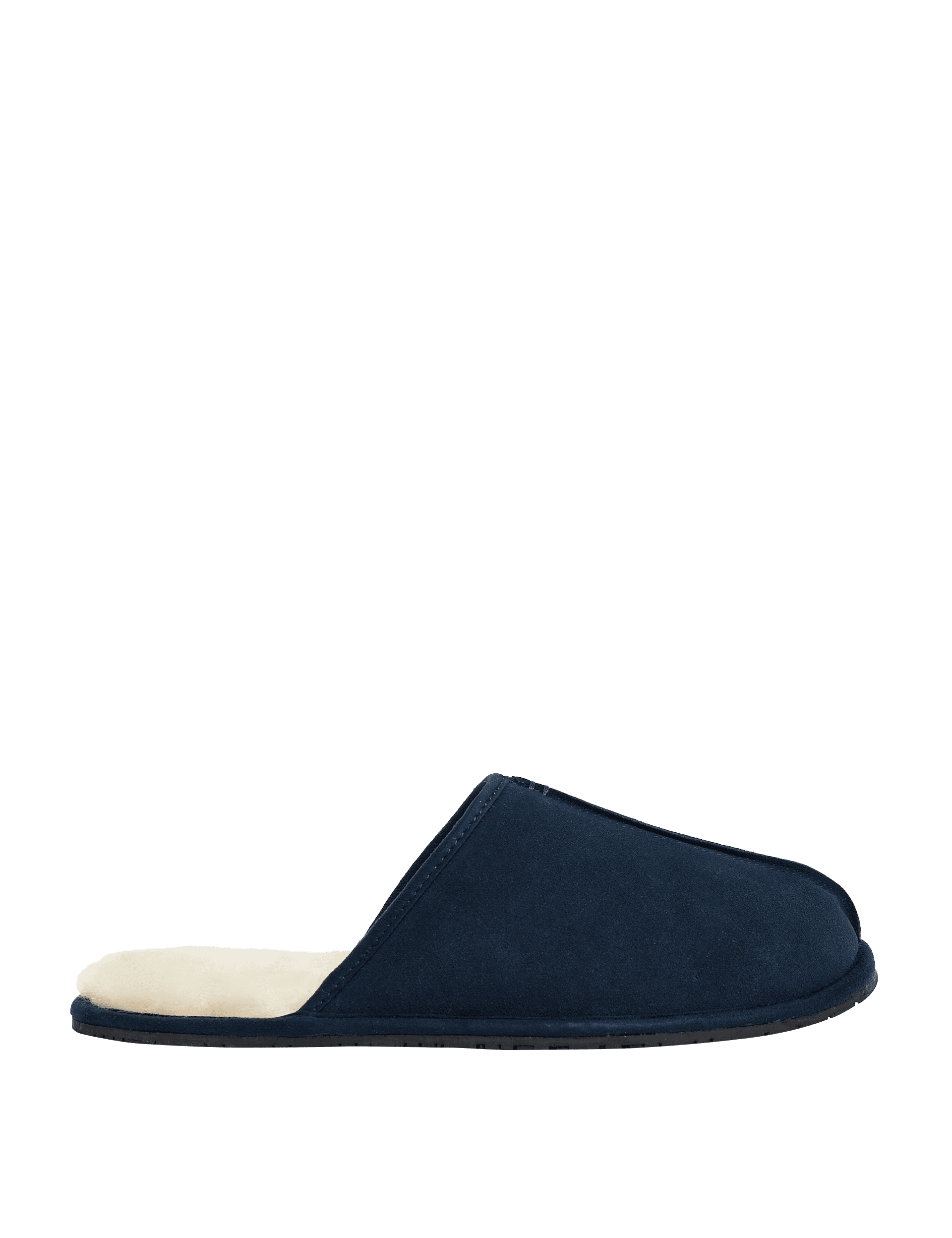 Autograph Men's Suede Mule Slippers with Freshfeet - 8 - Navy, Black,Navy,Brown,Sage