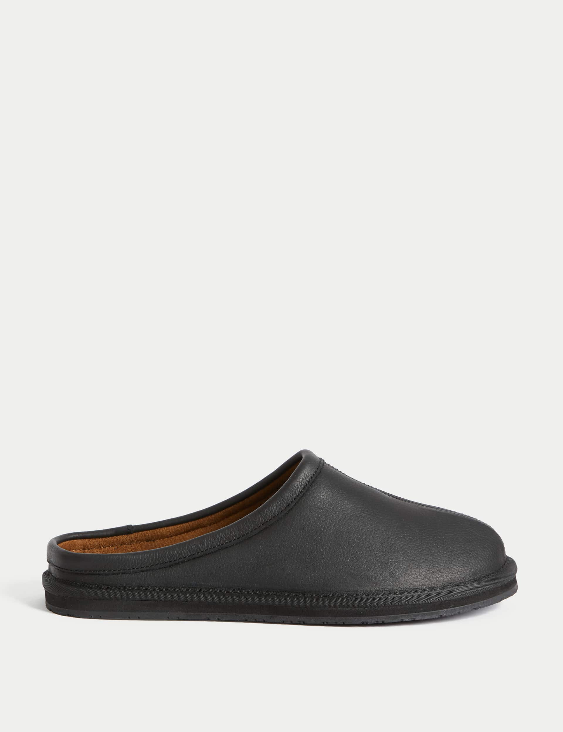Autograph Men's Leather Mule Slippers