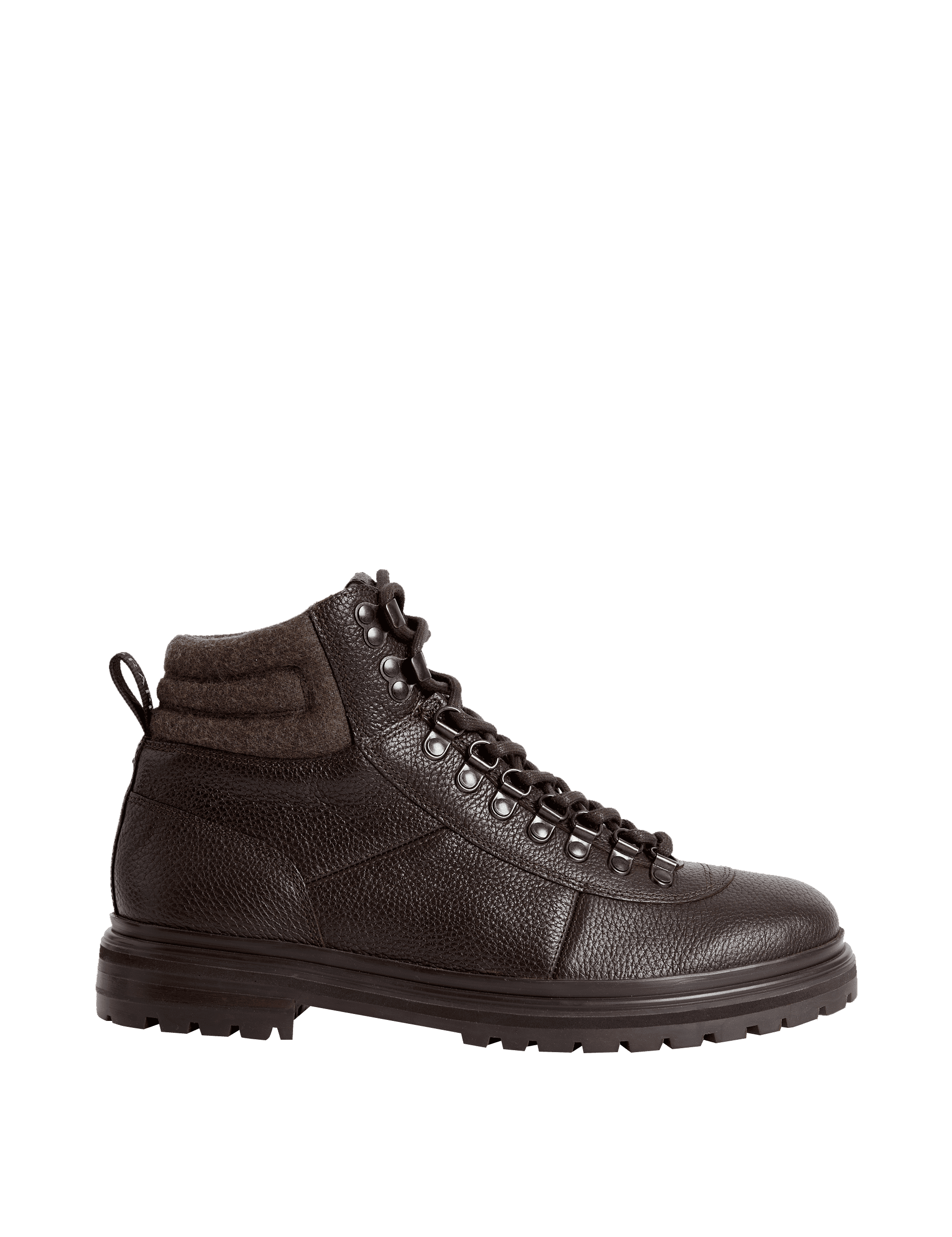 Autograph Men's Leather Vintage Hiker Boots - 9 - Dark Brown, Dark Brown