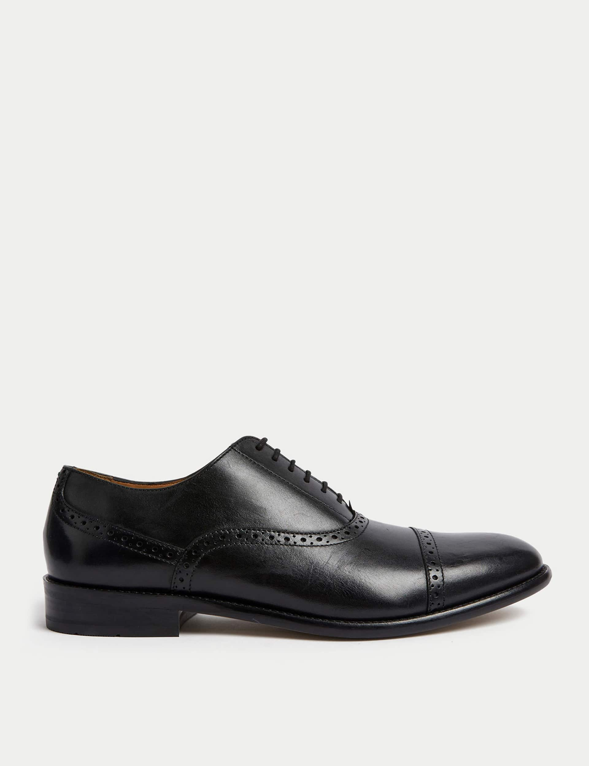 Autograph Men's Leather Brogues - 8 - Black, Black,Tan