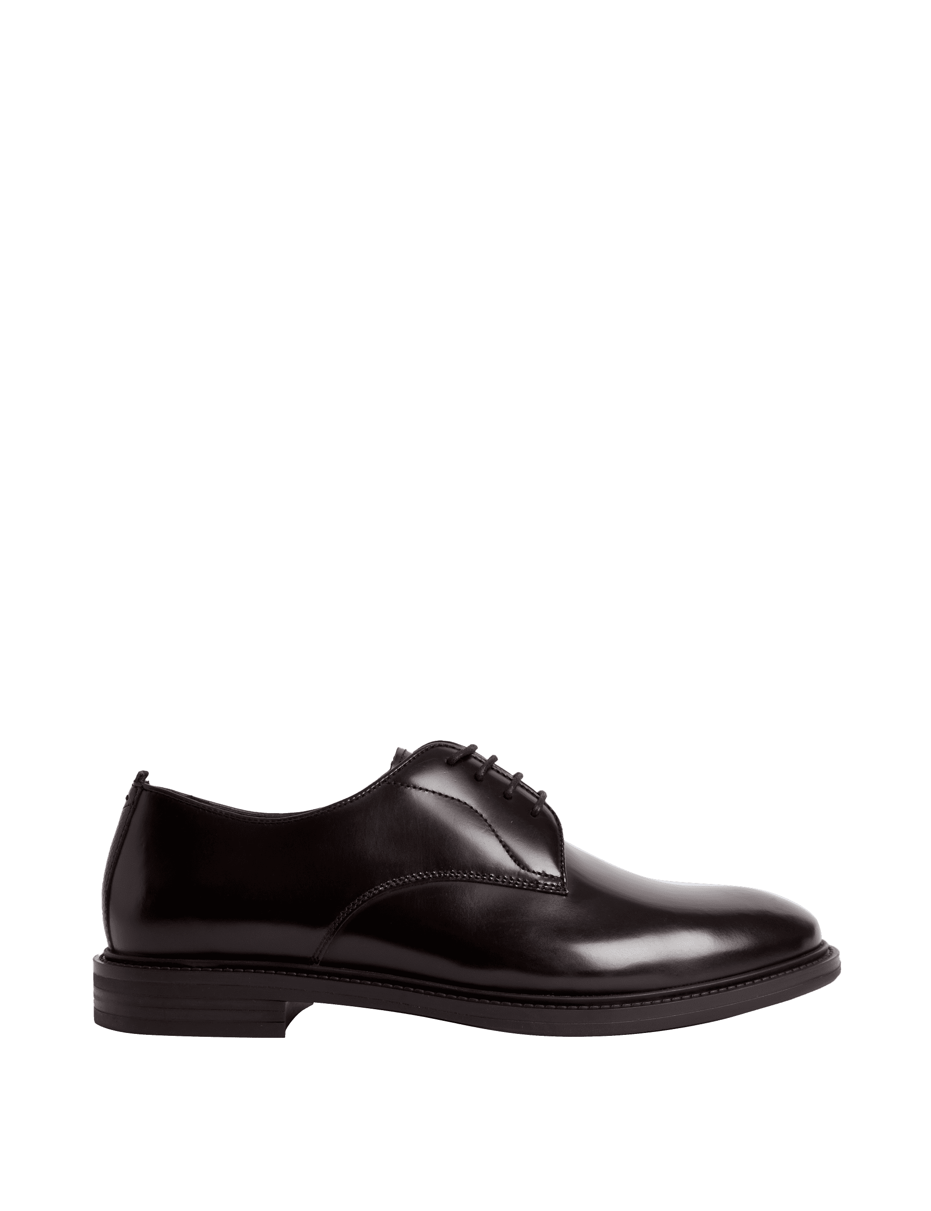 Autograph Men's Leather Derby Shoes - 12 - Burgundy, Burgundy,Black