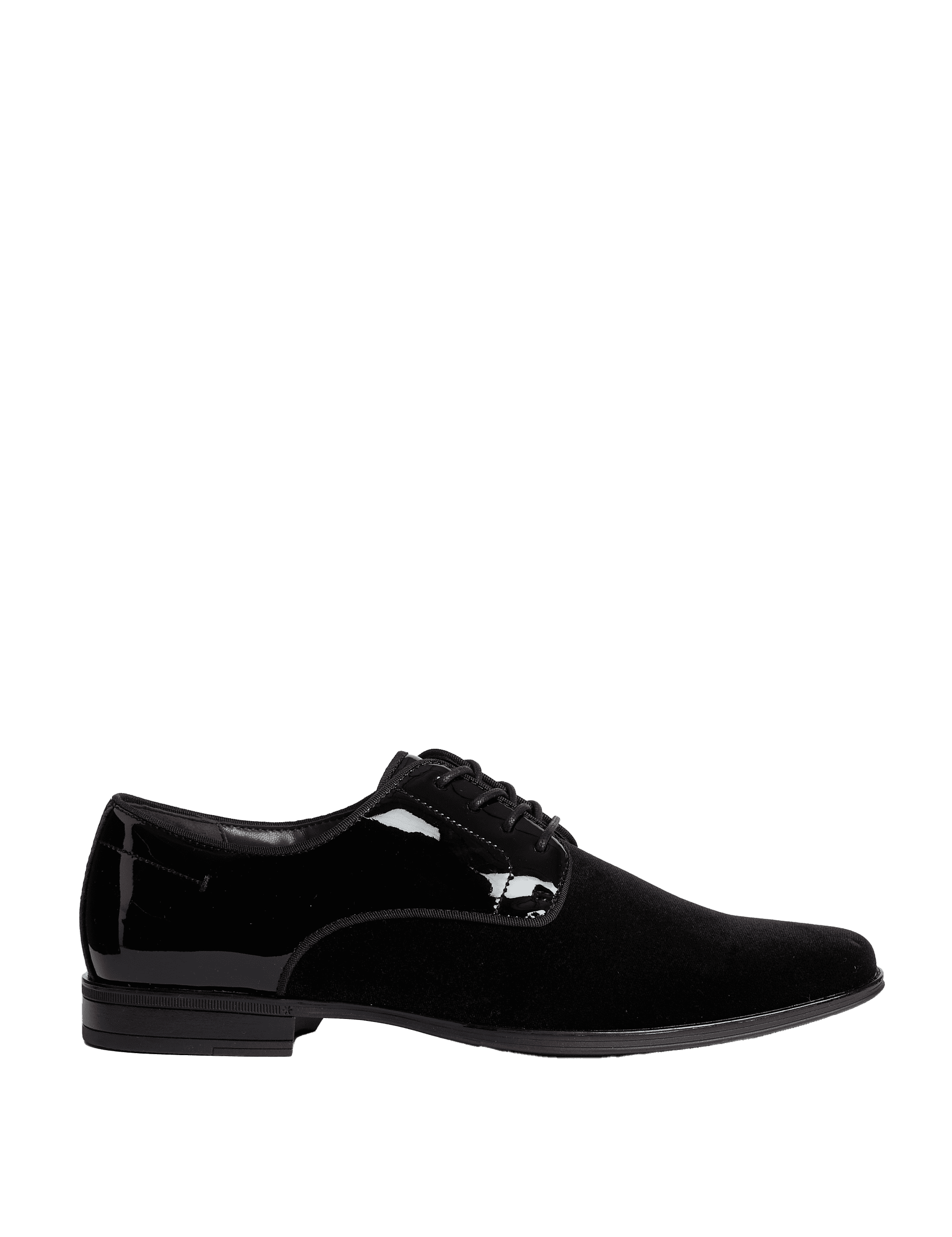 M&S Collection Men's Derby Shoes - 8 - Black, Black