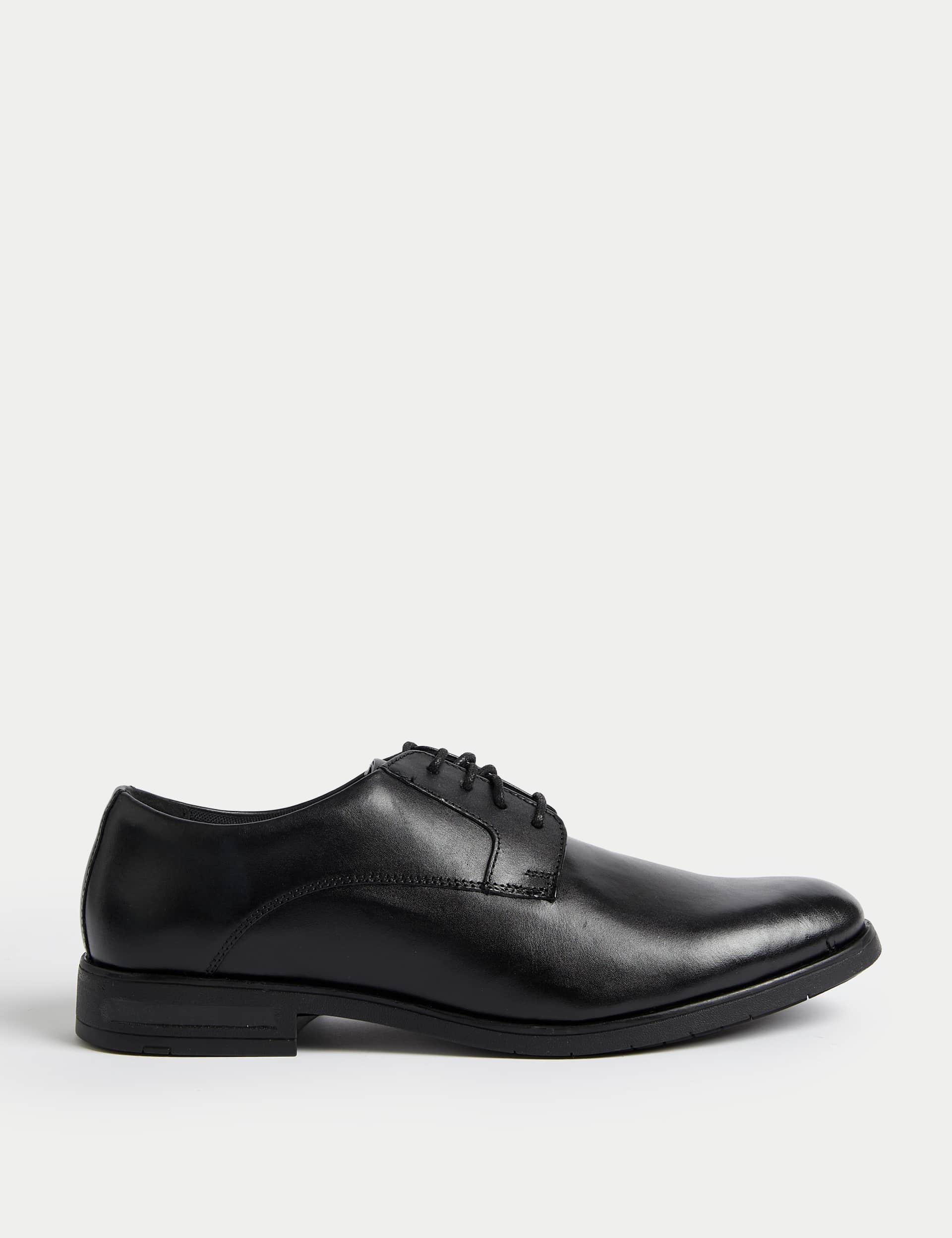 M&S Men's Airflex  Leather Derby Shoes