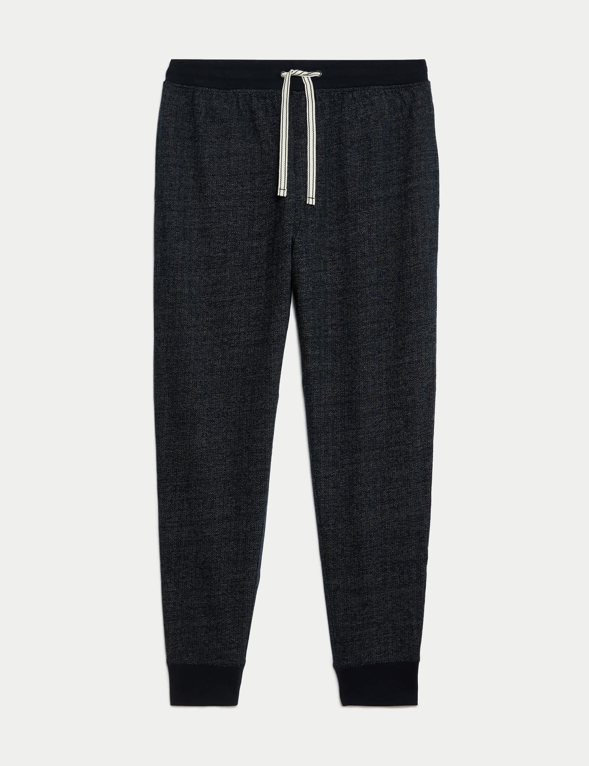 M&S Men's Pure Cotton Textured Joggers