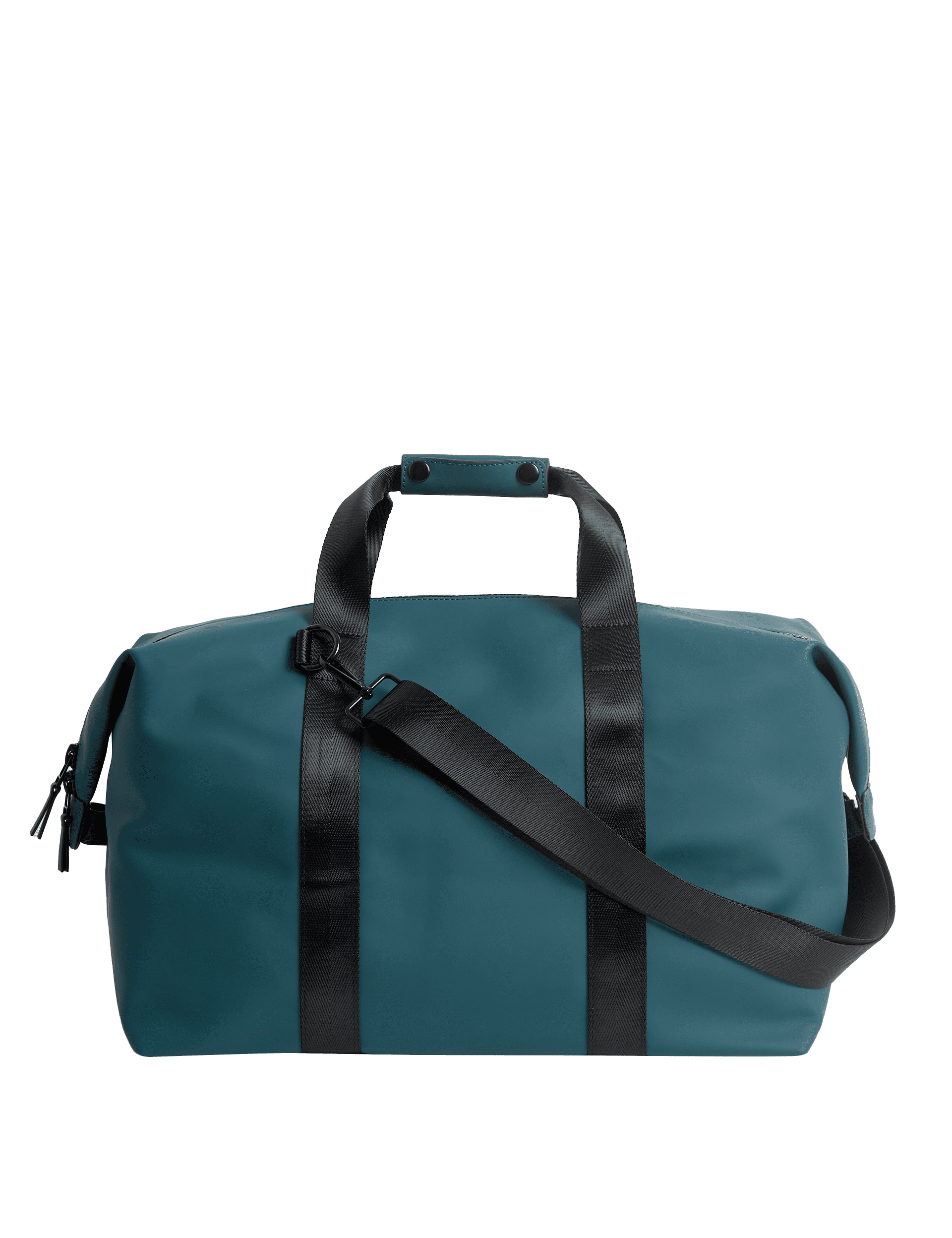 M&S Collection Men's Rubberised Weekend Bag - one size - Dark Teal, Black,Dark Teal