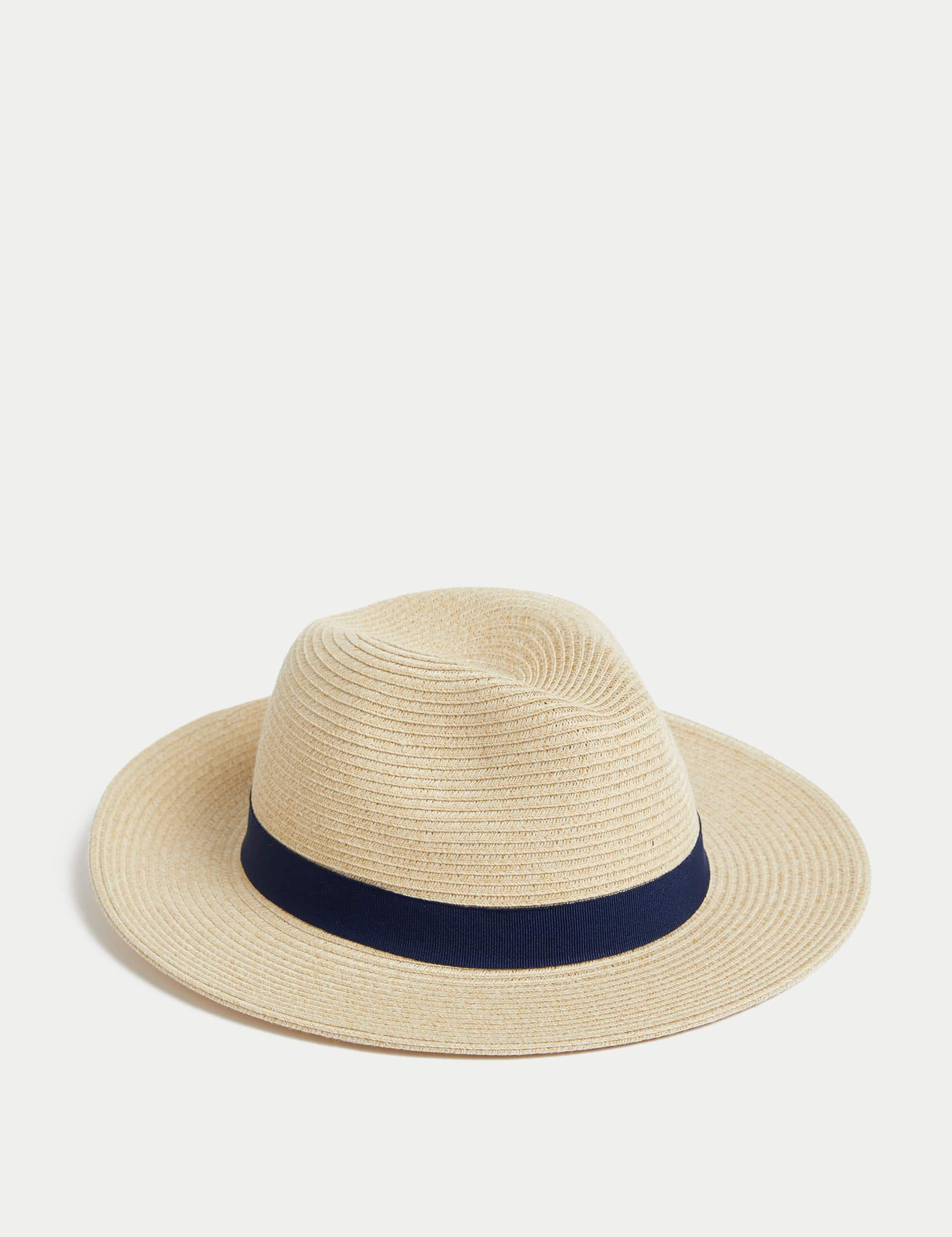 M&S Men's Packable Broad Brim - L-XL - Natural Mix, Natural Mix