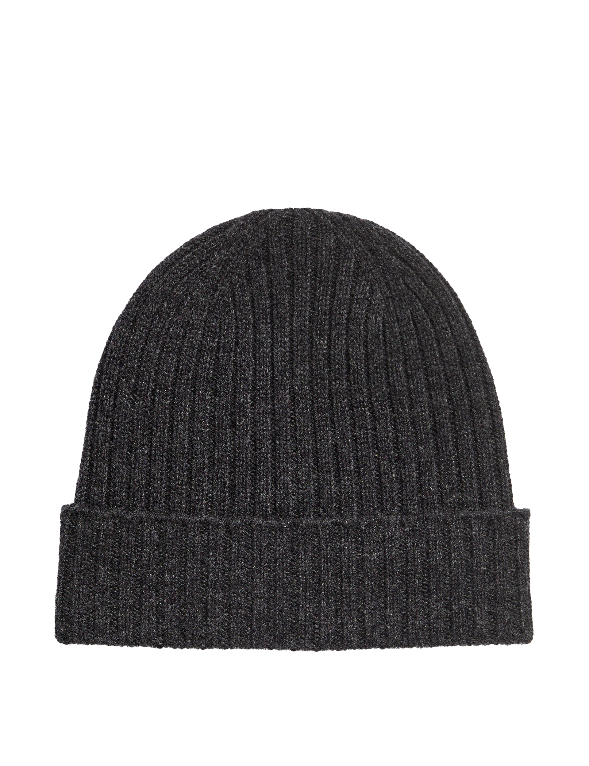 Autograph Men's Pure Cashmere Beanie Hat - one size - Charcoal, Black,Charcoal,Blue Mix,Navy,Camel