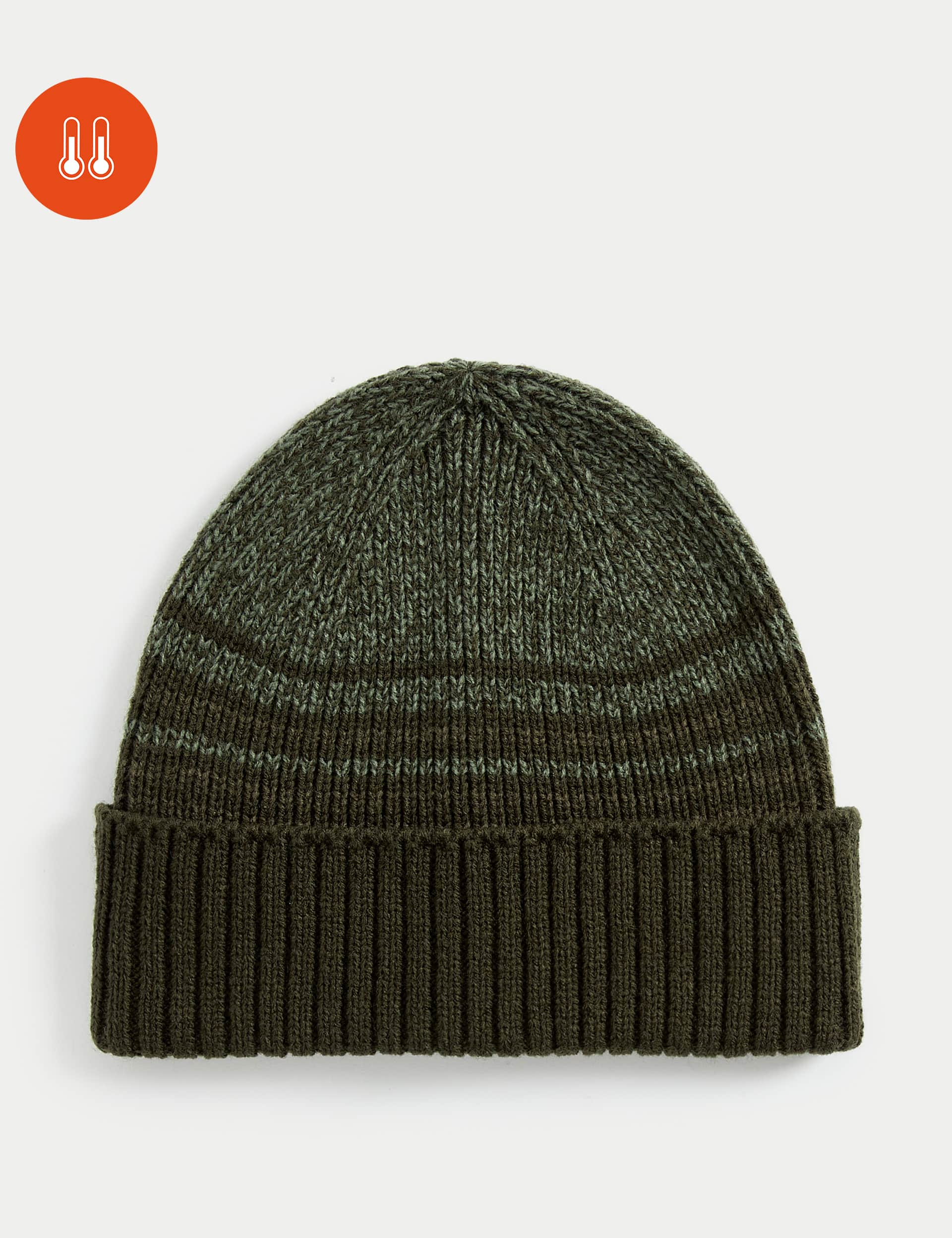 M&S Men's Colour Block Beanie Hat