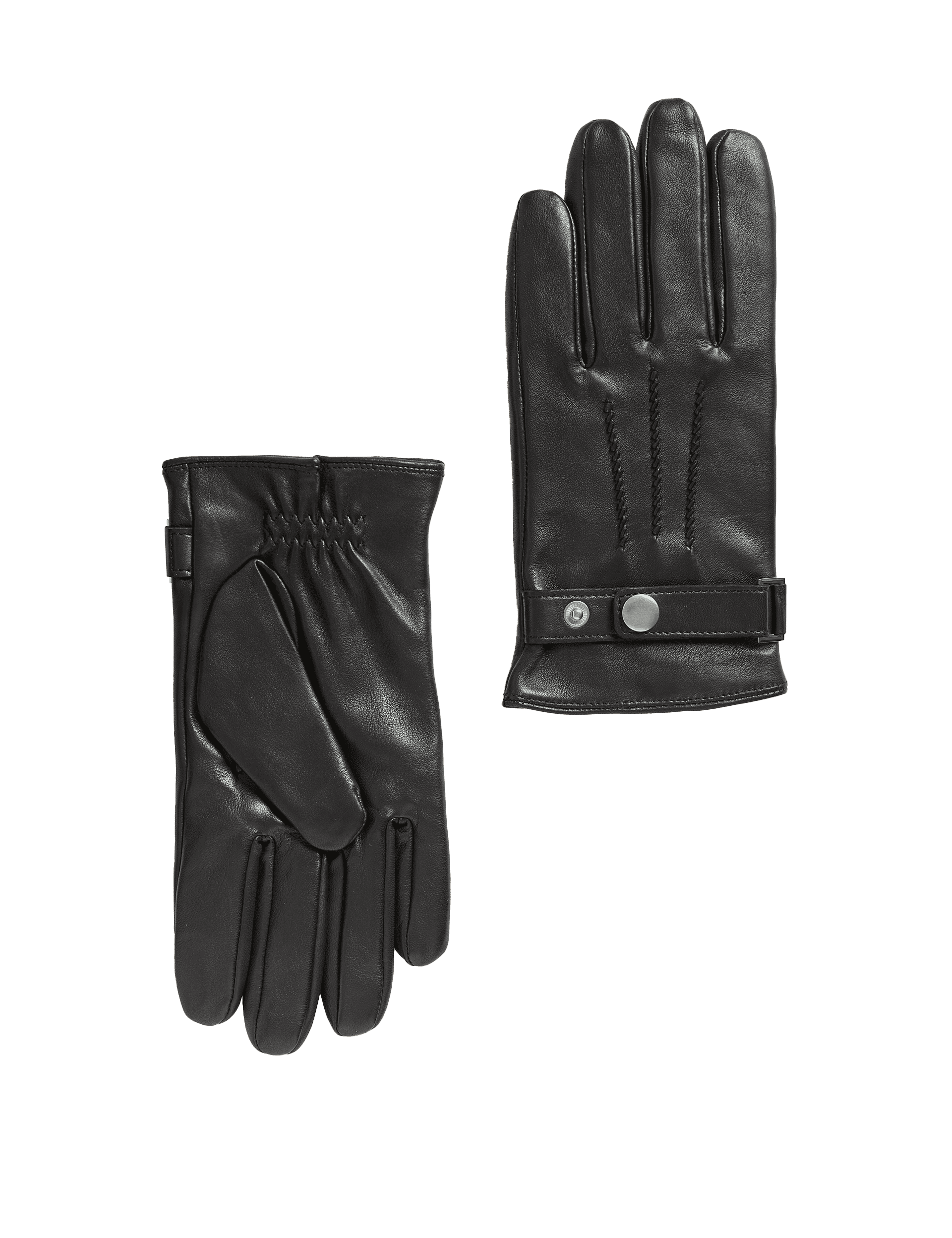 Autograph Men's Leather Gloves - M - Black, Tan,Black