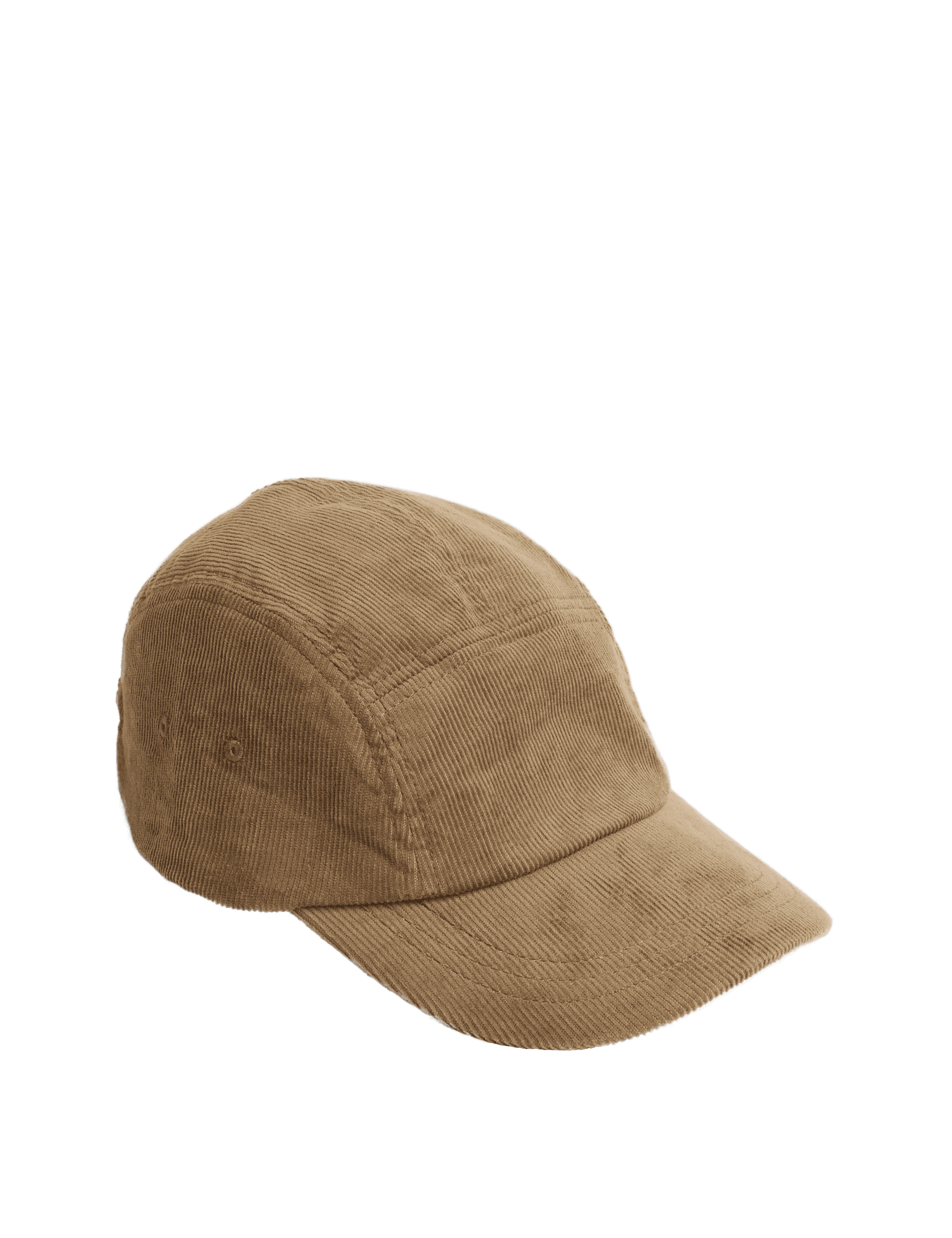 M&S Collection Men's Cotton Rich Corduroy Baseball Cap - one size - Sand, Sand