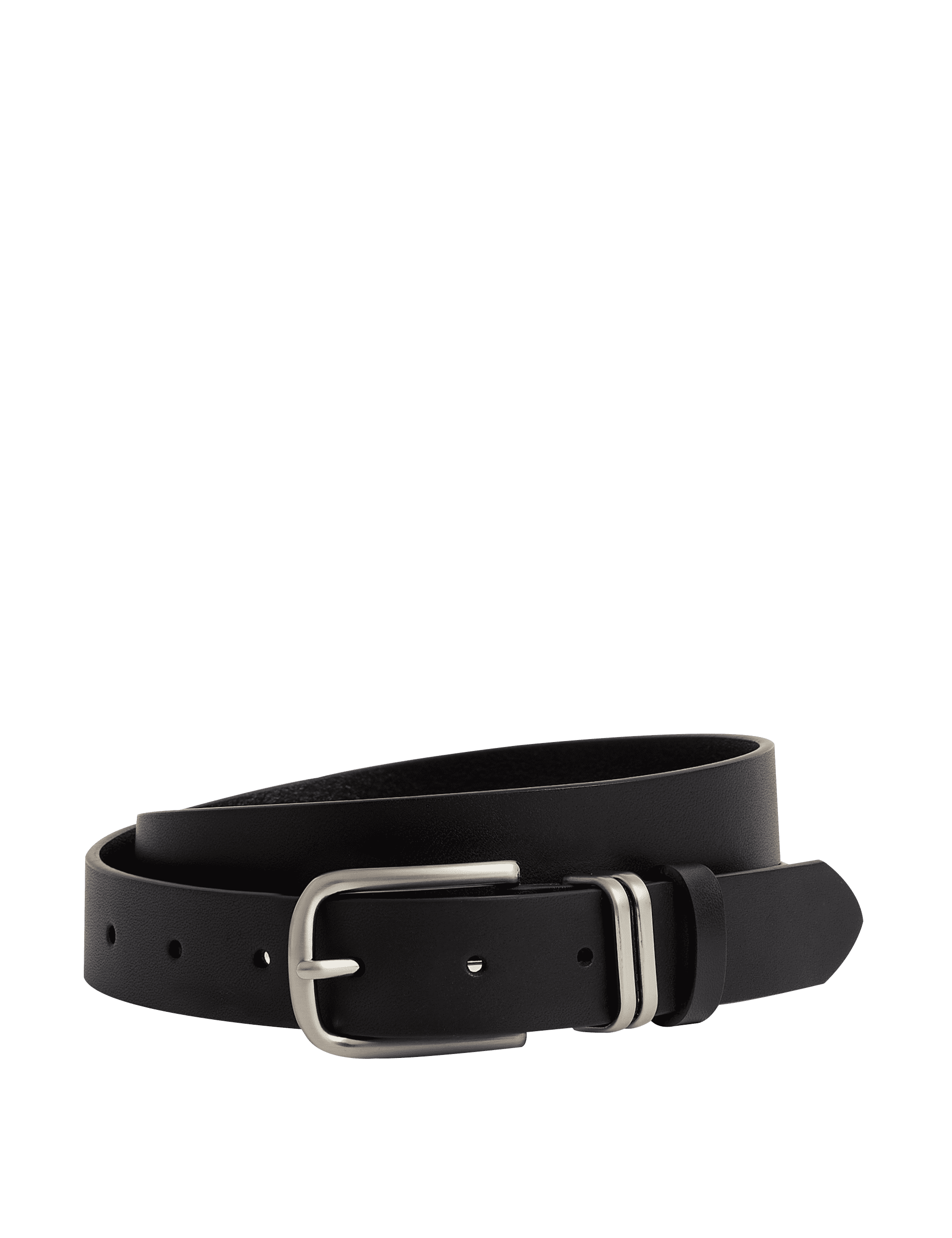 Autograph Men's Italian Leather Belt - 42-44 - Black, Black