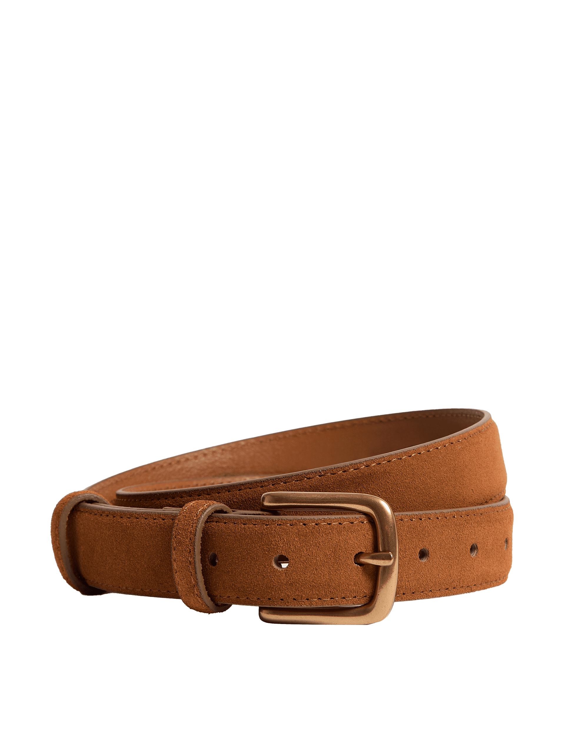 Autograph Men's Suede Belt - 34-36 - Tan, Tan,Navy,Grey