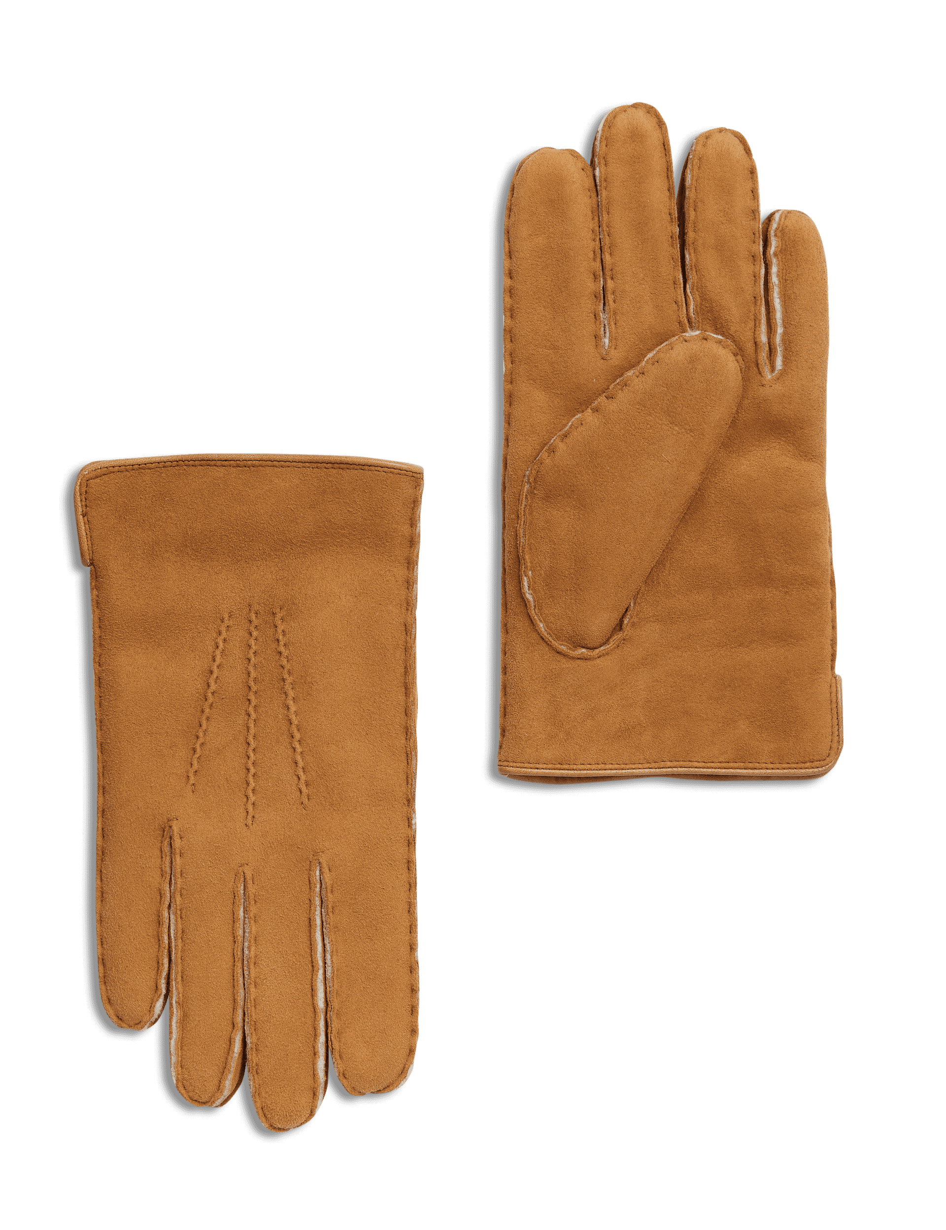 Jaeger Men's Sheepskin Gloves - Tan, Tan