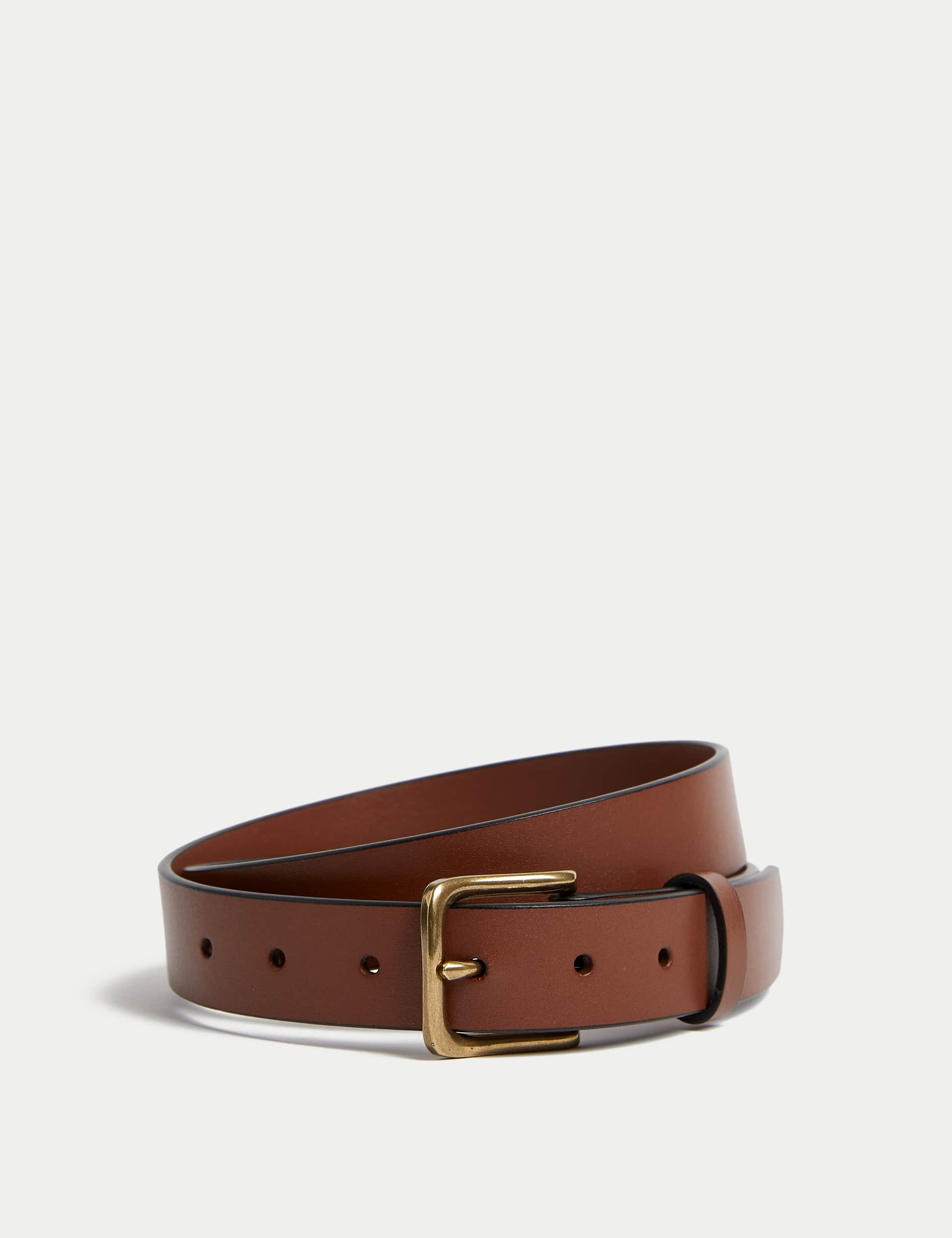 M&S Men's Leather Belt - 38-40 - Tan, Tan,Black