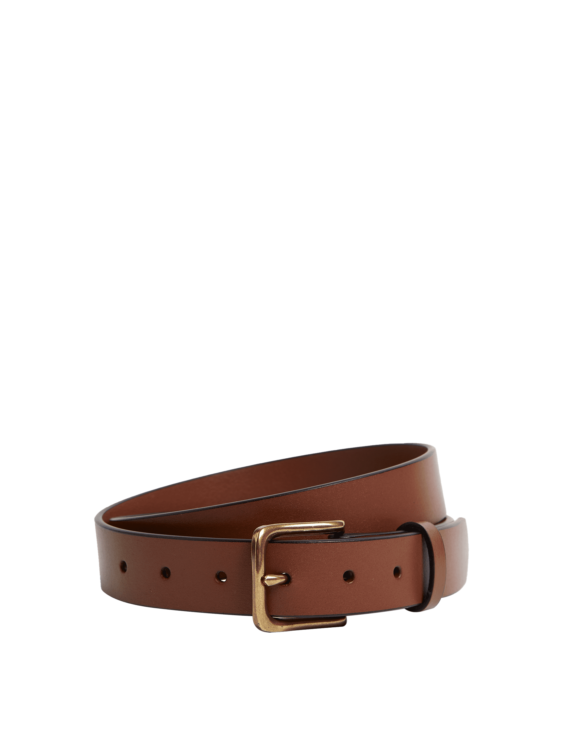 M&S Collection Men's Leather Belt - 38-40 - Tan, Black,Tan