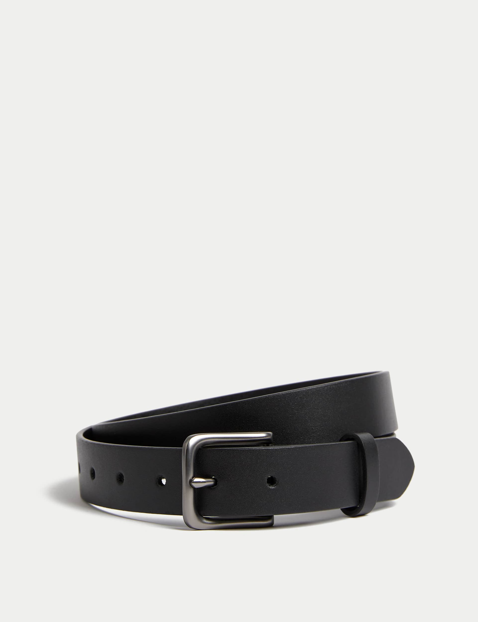 M&S Men's Leather Belt - 38-40 - Black, Tan,Black