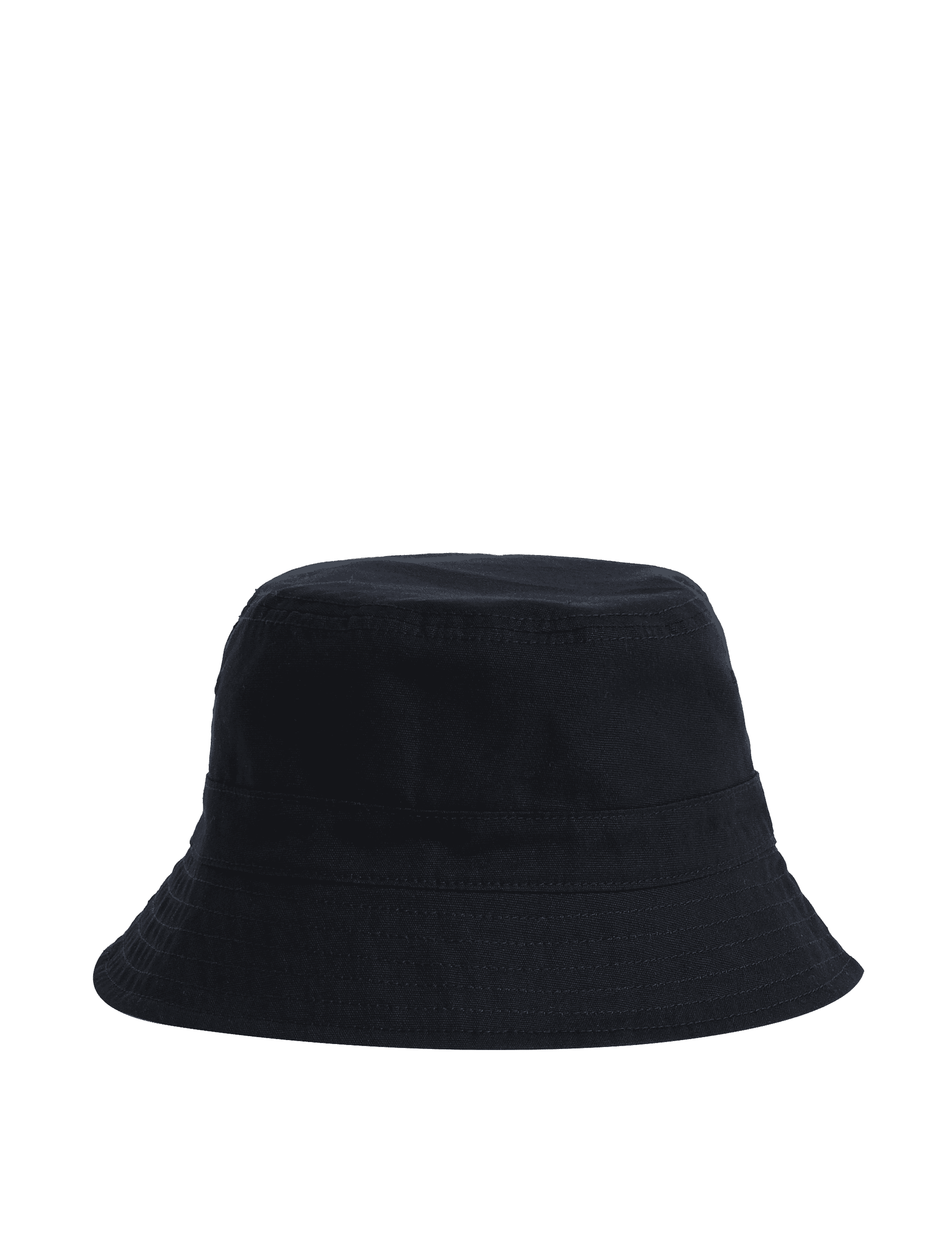 M&S Collection Men's Pure Cotton Reversible Bucket Hat - L-XL - Navy/Grey, Stone/Khaki,Navy/Grey