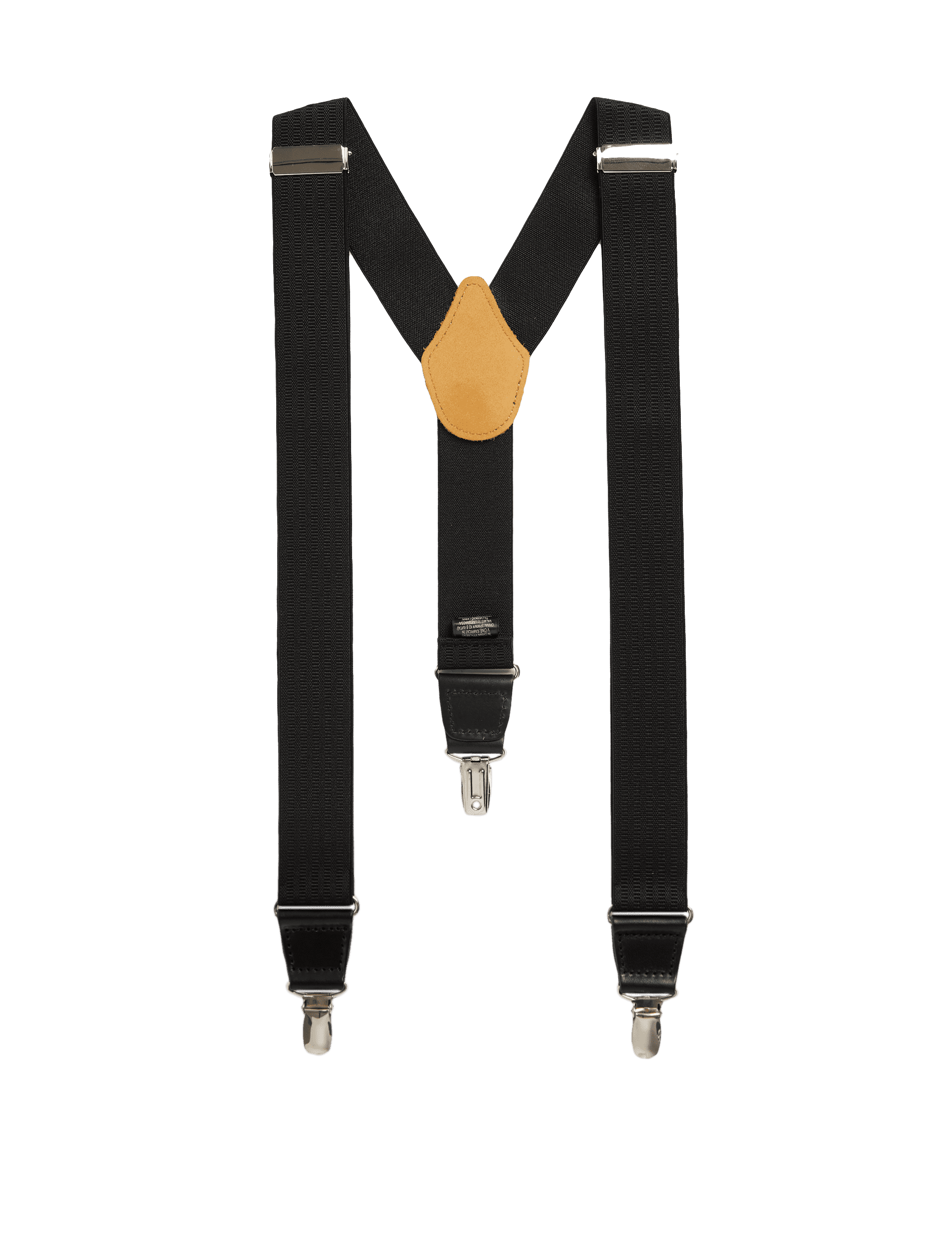 M&S Collection Men's Adjustable Braces - one size - Black, Black