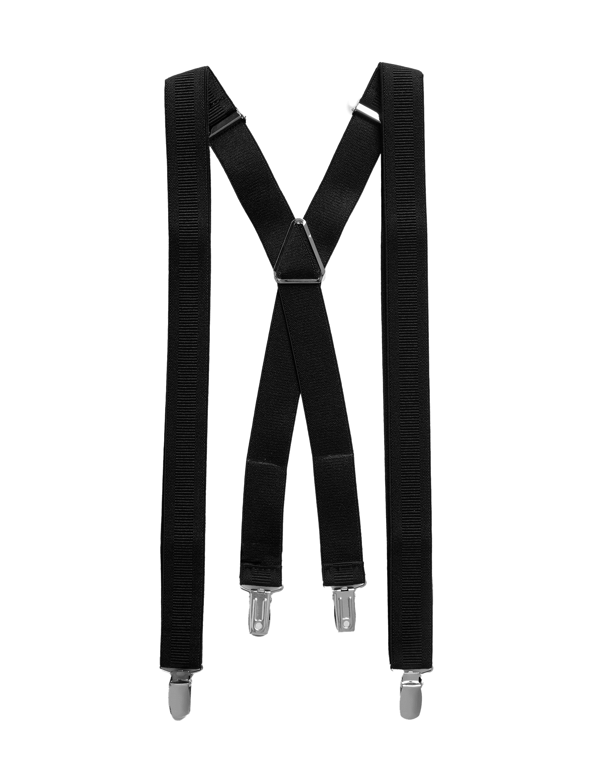 M&S Collection Men's Adjustable Braces - one size - Black, Black