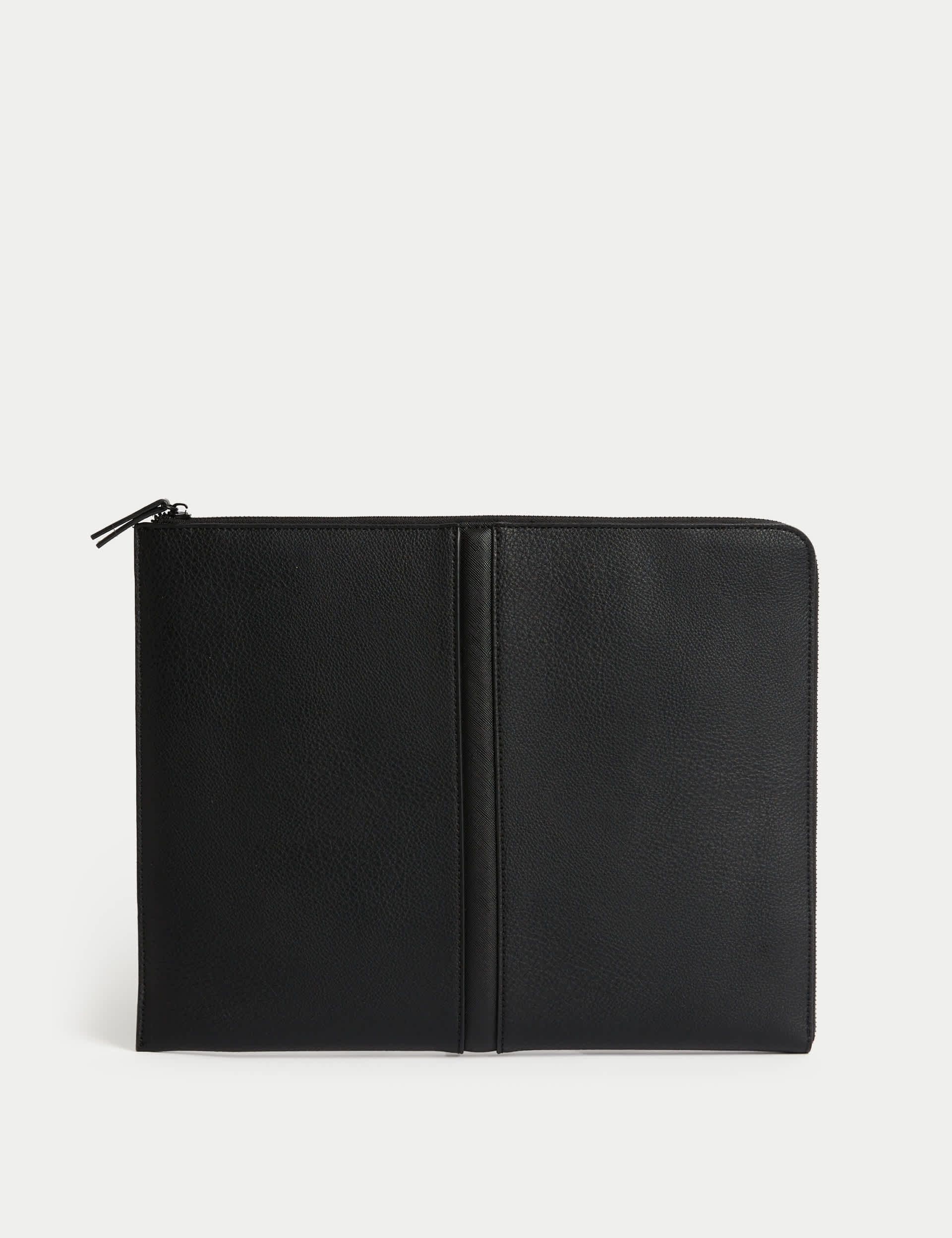 M&S Men's Textured Laptop Sleeve - Black, Black