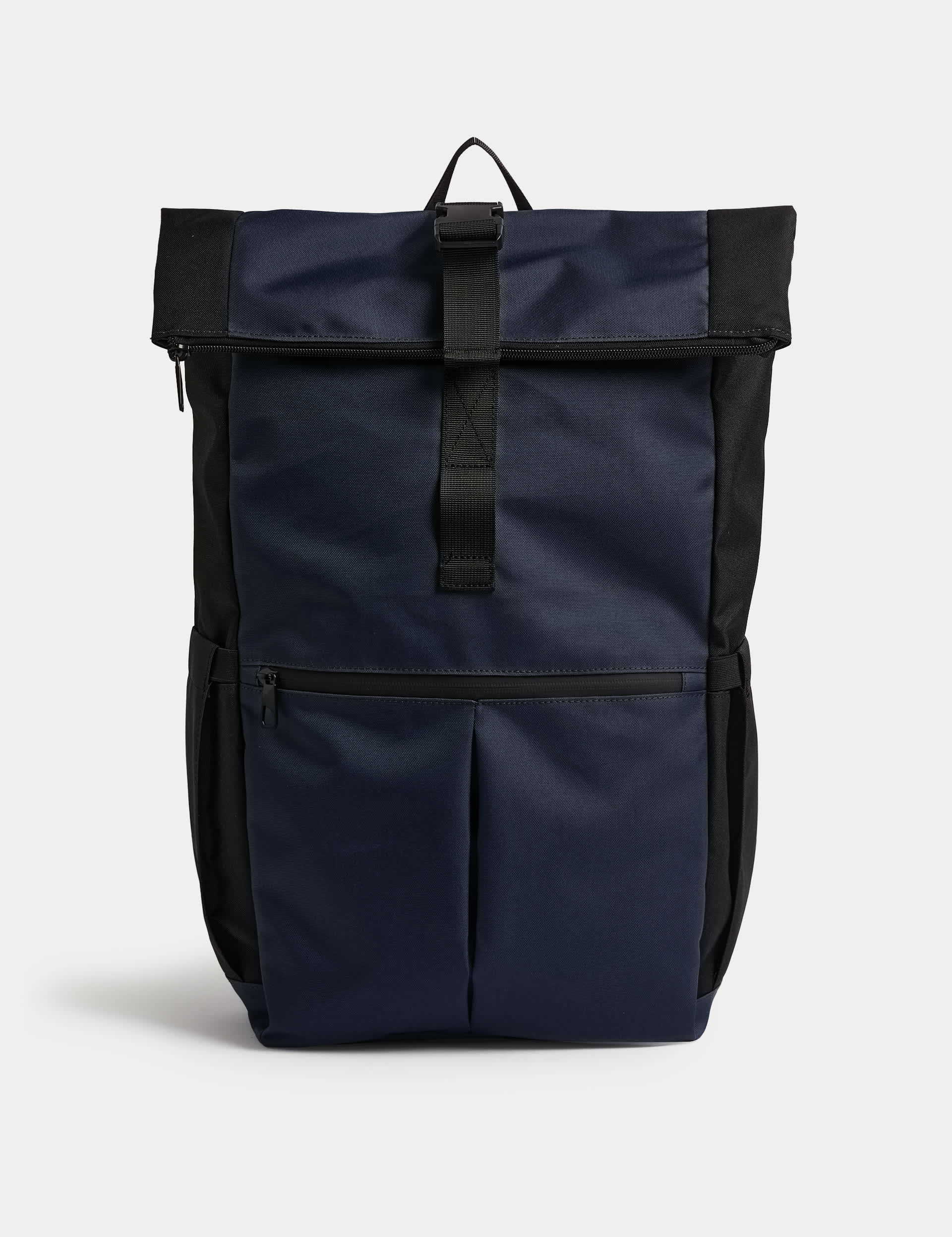 M&S Men's Stormwear Roll Top Backpack - Navy Mix, Navy Mix,Dark Teal