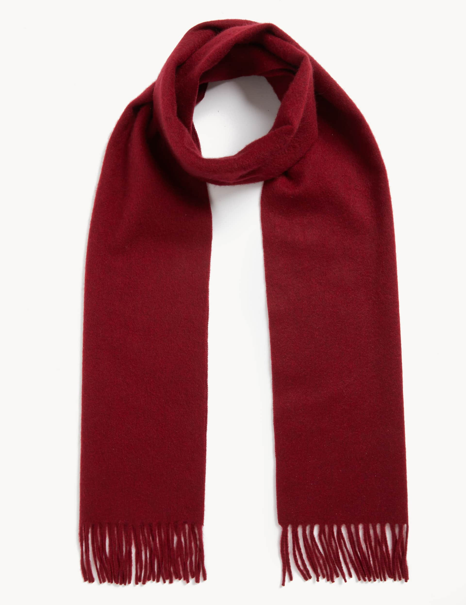 Autograph Men's Pure Cashmere Scarf - Red, Red,Light Camel,Charcoal Mix,Blue Mix,Black,Navy