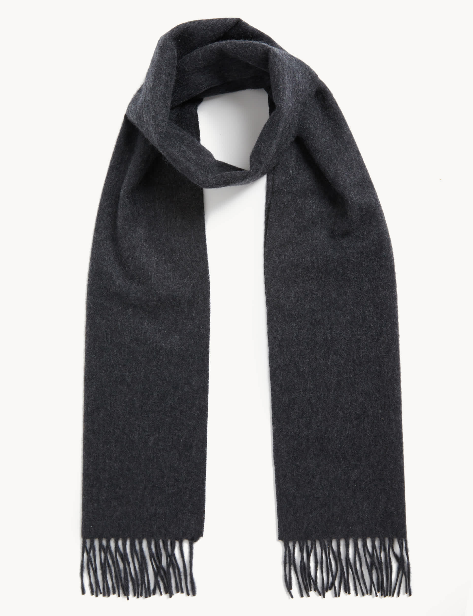 Autograph Men's Pure Cashmere Scarf - one size - Charcoal Mix, Red,Black,Navy,Charcoal Mix