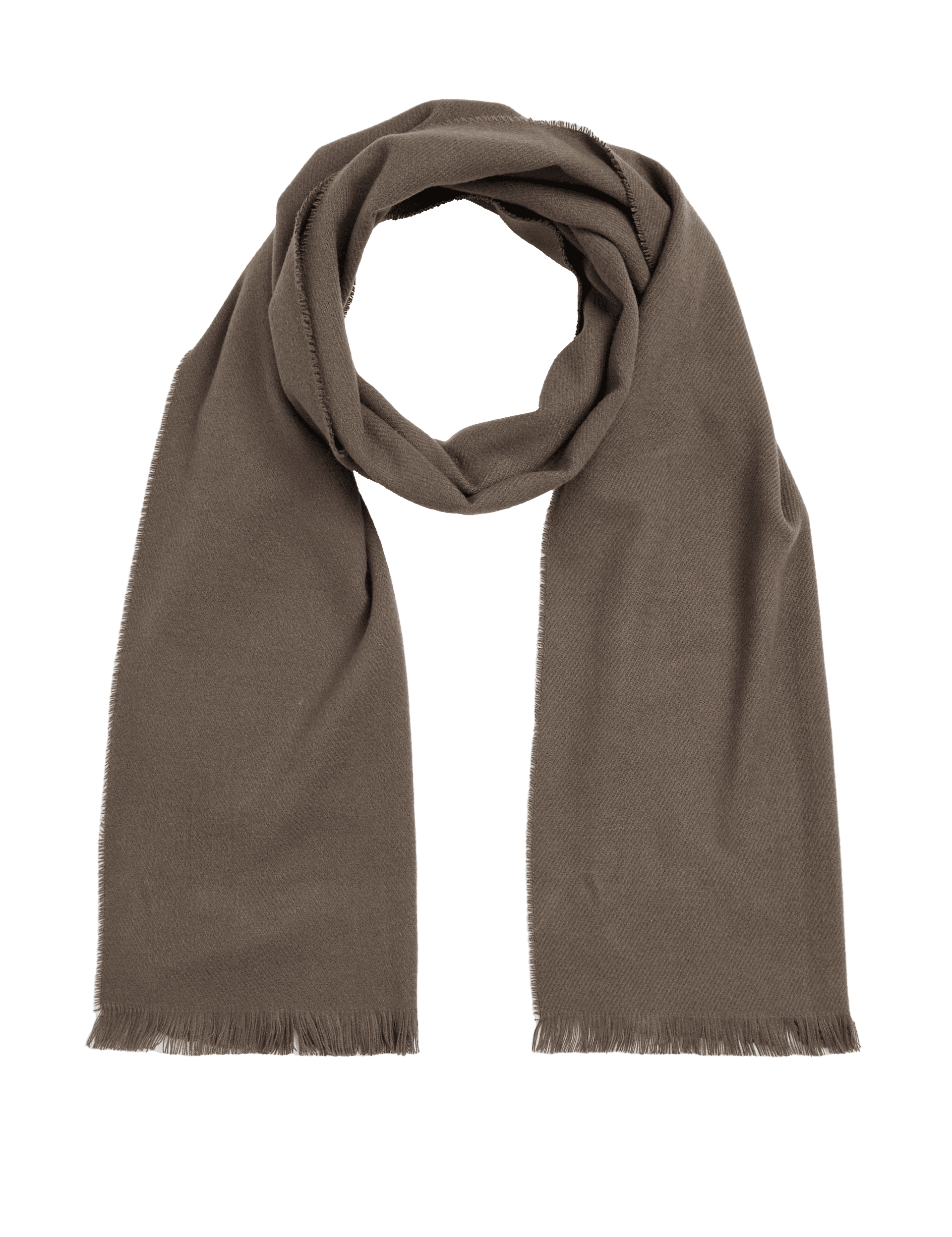 M&S Collection Men's Heatgen Scarf - one size - Brown, Medium Blue,Brown