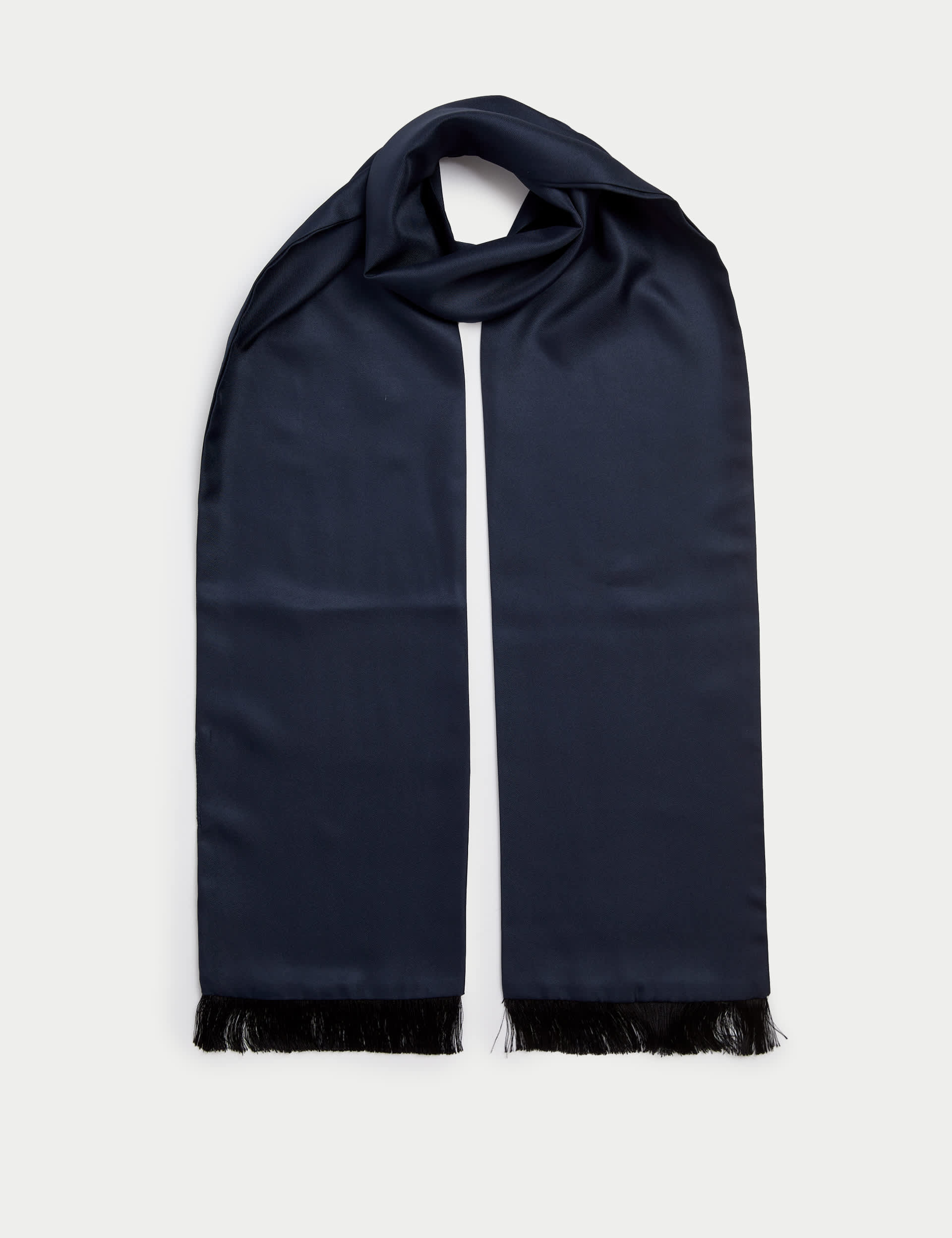 Autograph Men's Satin Scarf - Navy Mix, Navy Mix