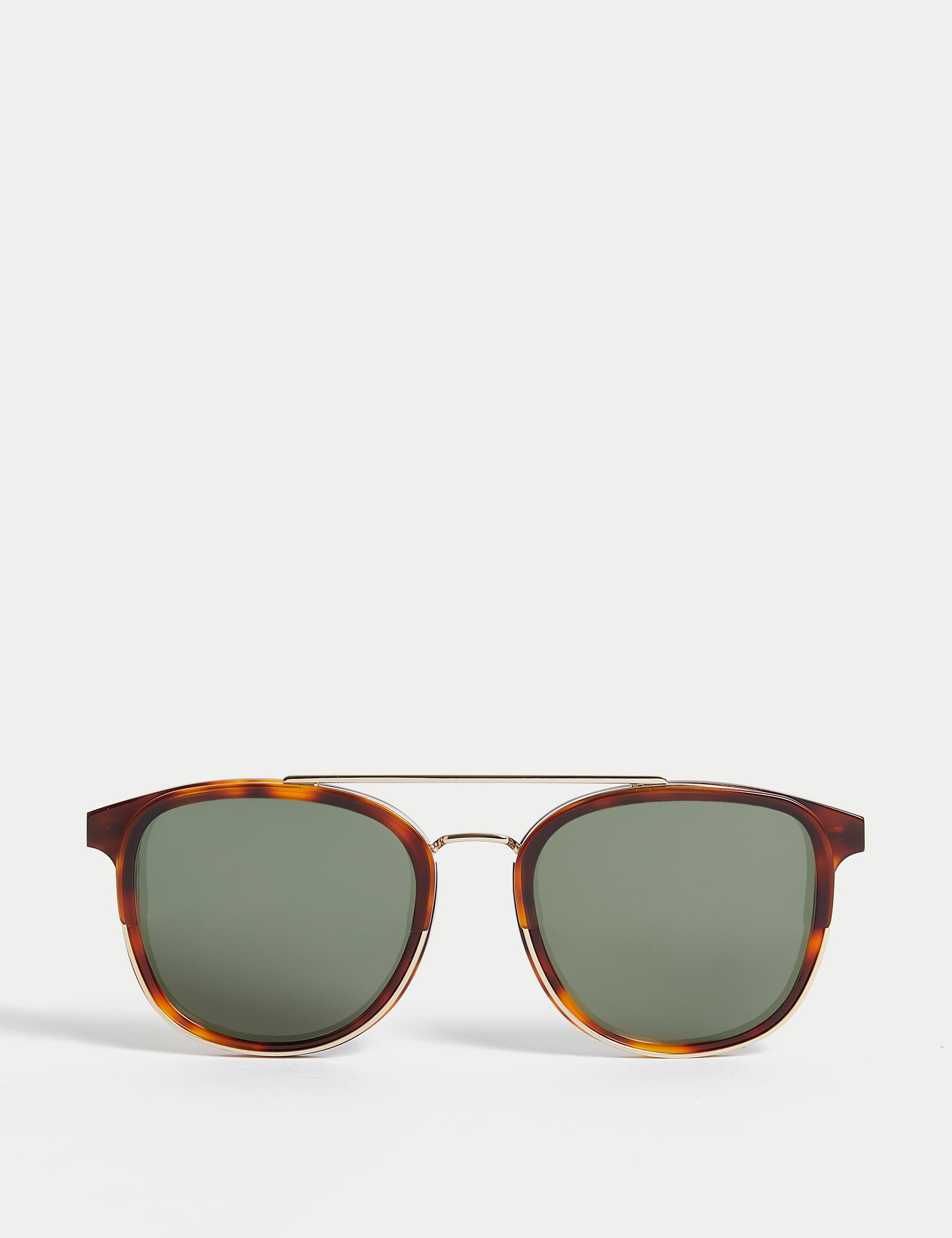 Autograph Men's Aviator Polarised Sunglasses - Brown Mix, Brown Mix