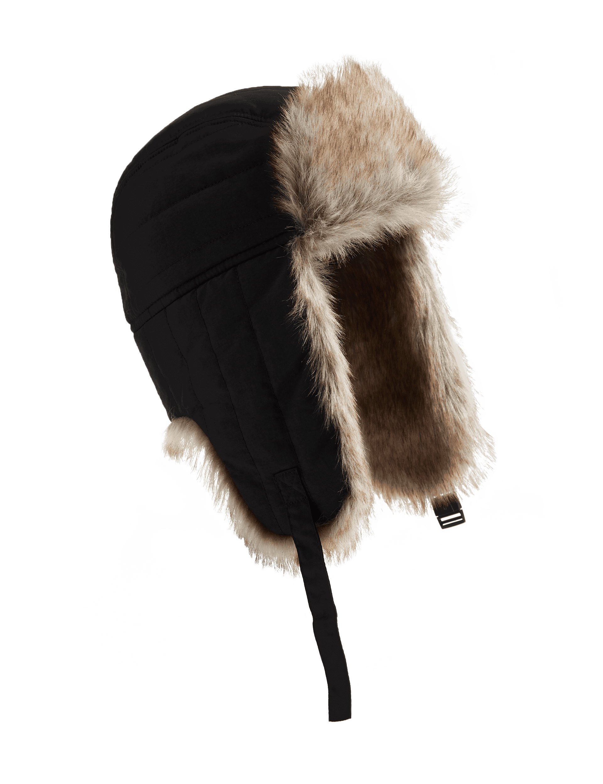 M&S Collection Men's Padded Trapper Hat with Thermowarmth - L-XL - Black, Black