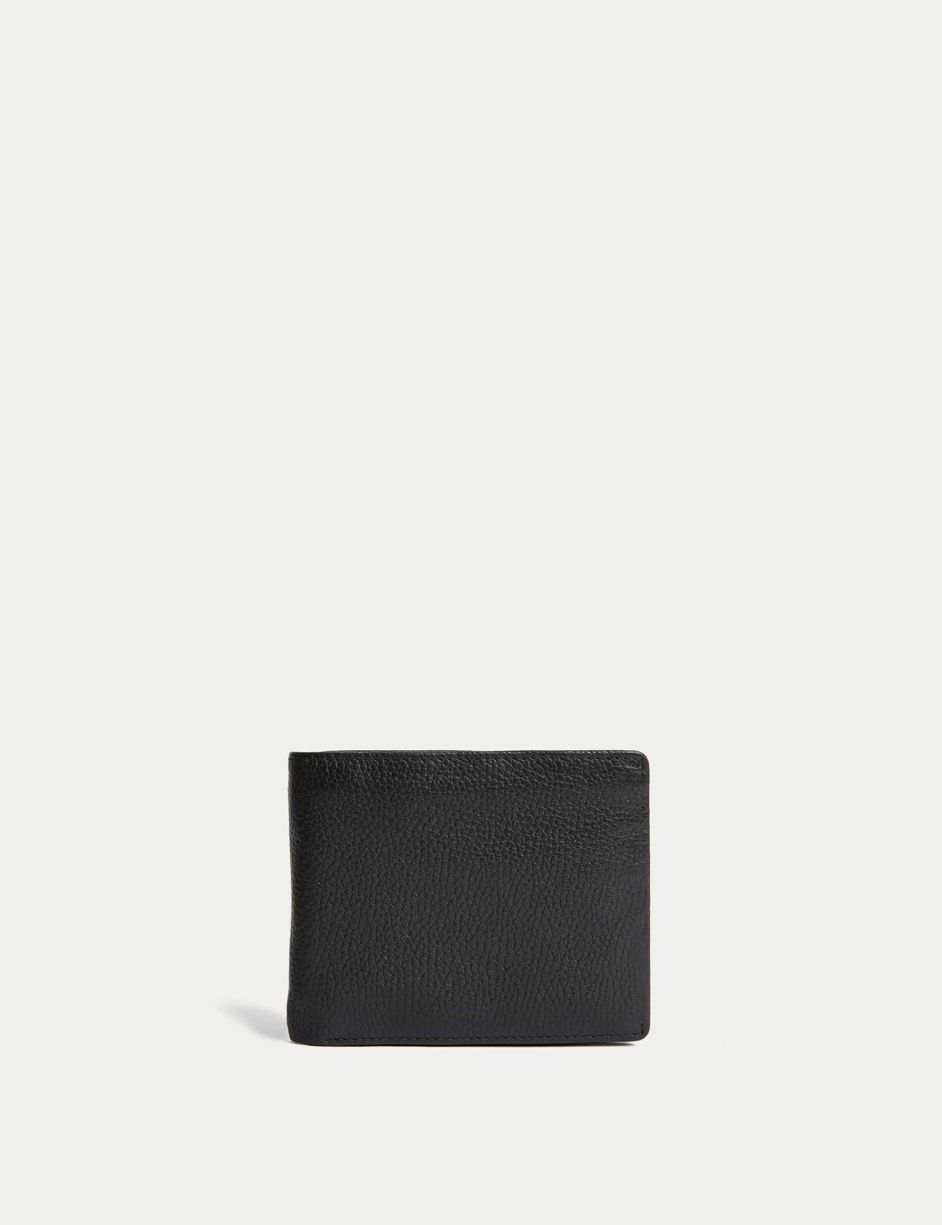 Autograph Men's Leather Cardsafe Wallet - Black, Black,Dark Brown