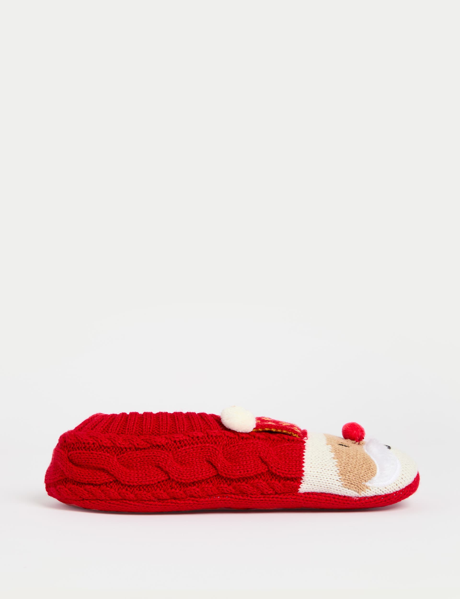 M&S Men's Santa Slipper Socks - 9-12 - Red Mix, Red Mix