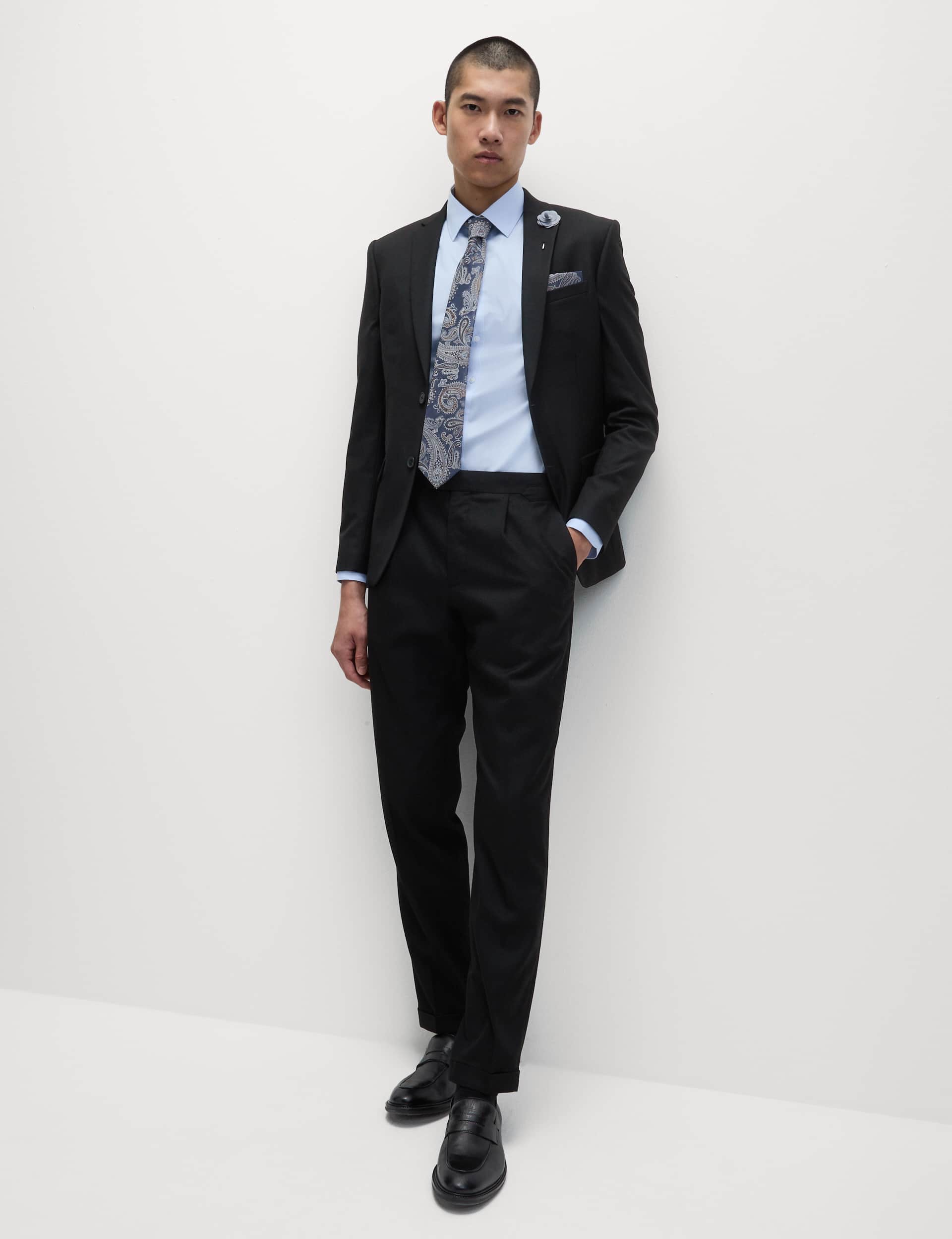 M&S Men's 4pc Slim Fit Easy Iron Shirt Set