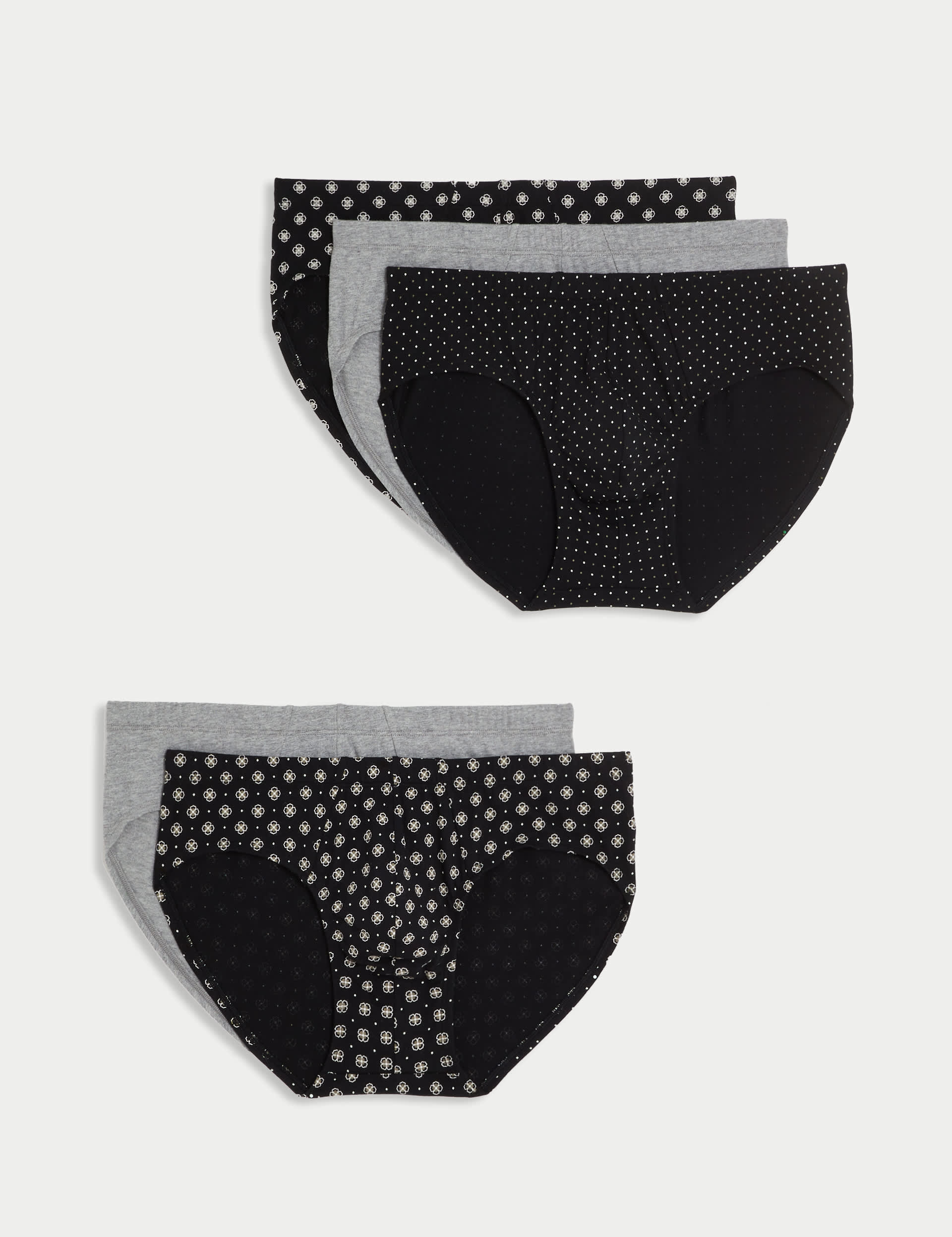 M&S Men's 5pk Pure Cotton Cool & Fresh  Slips