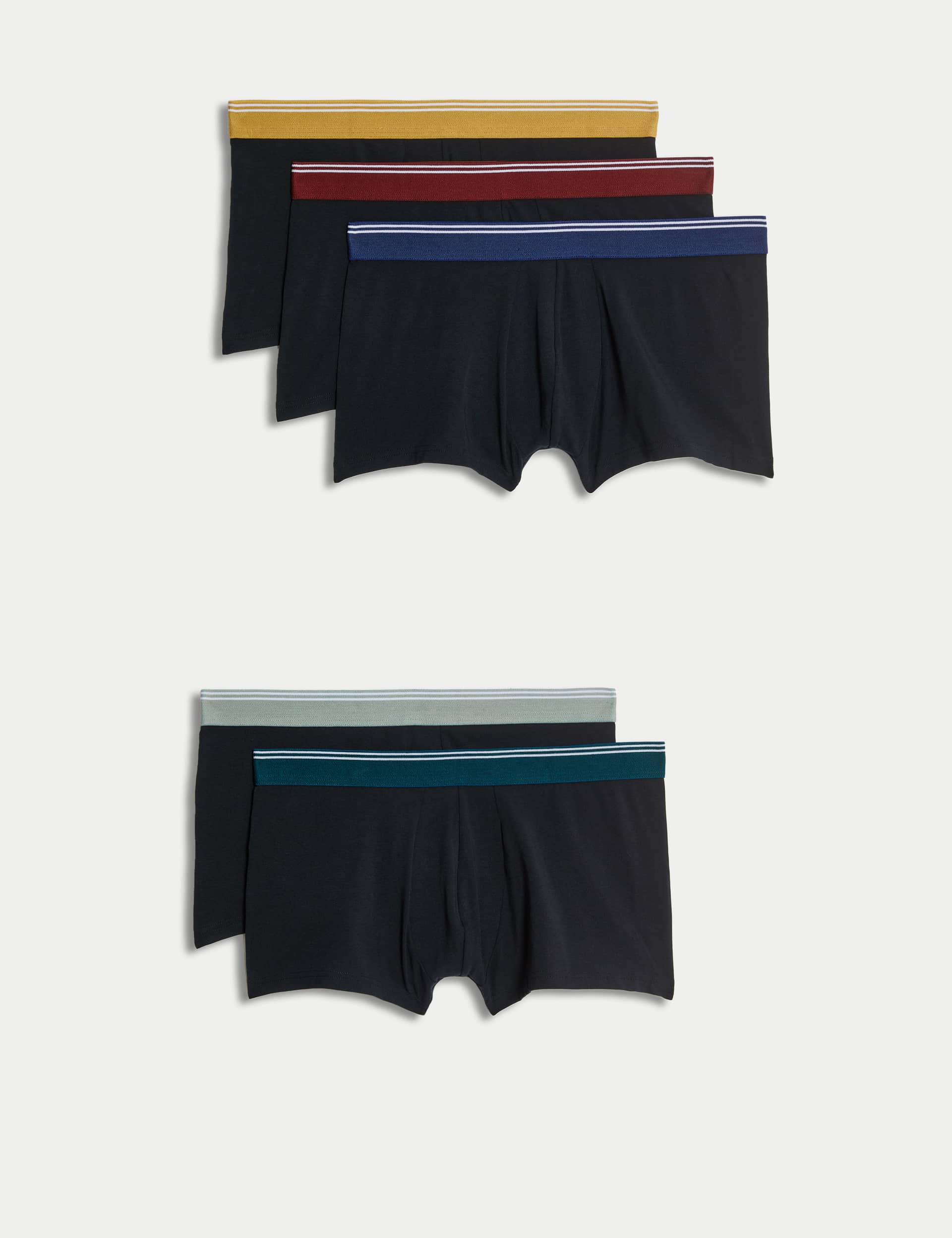 M&S Men's 5pk Cotton Rich Cool & Fresh  Hipsters
