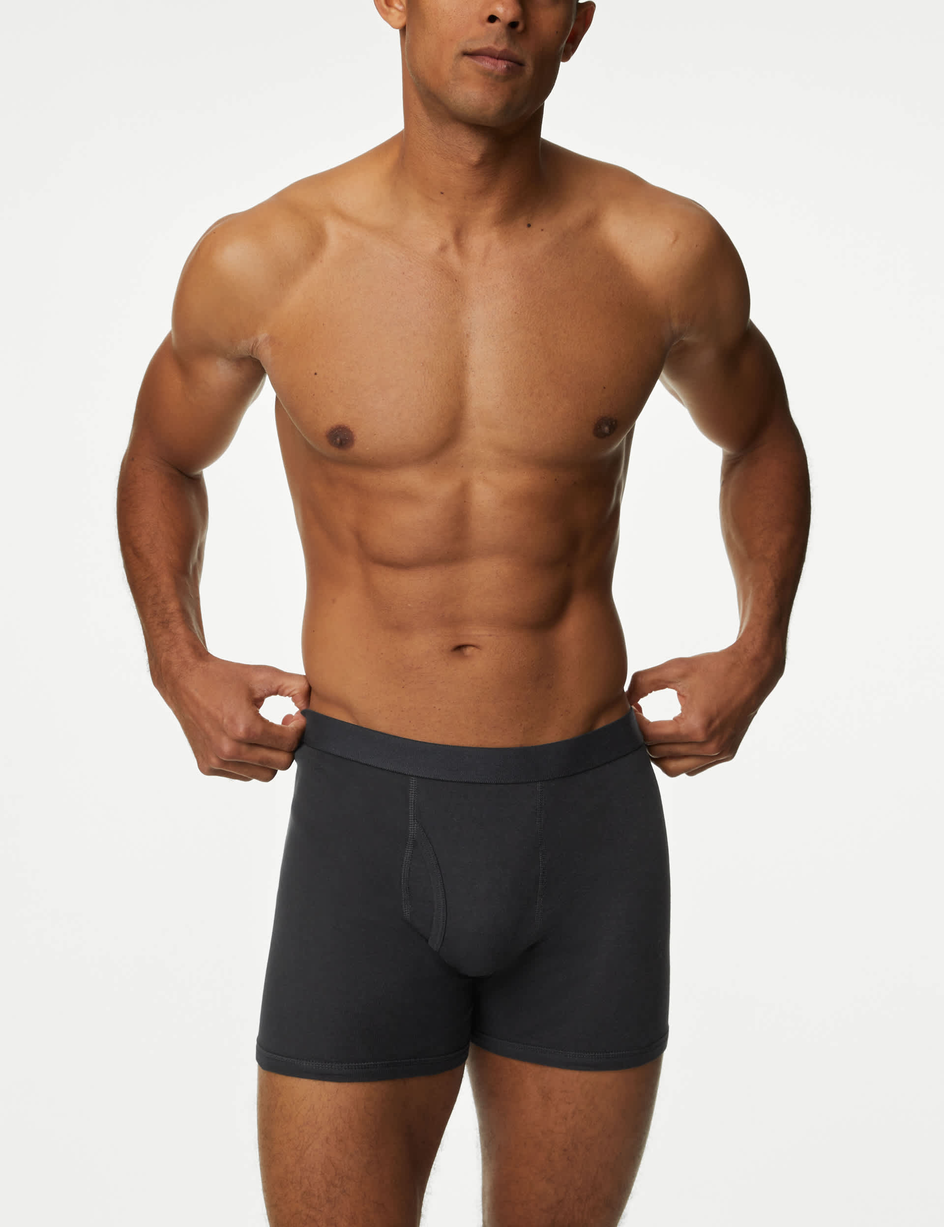 M&S Men's 5pk Pure Cotton Cool & Fresh  Trunks