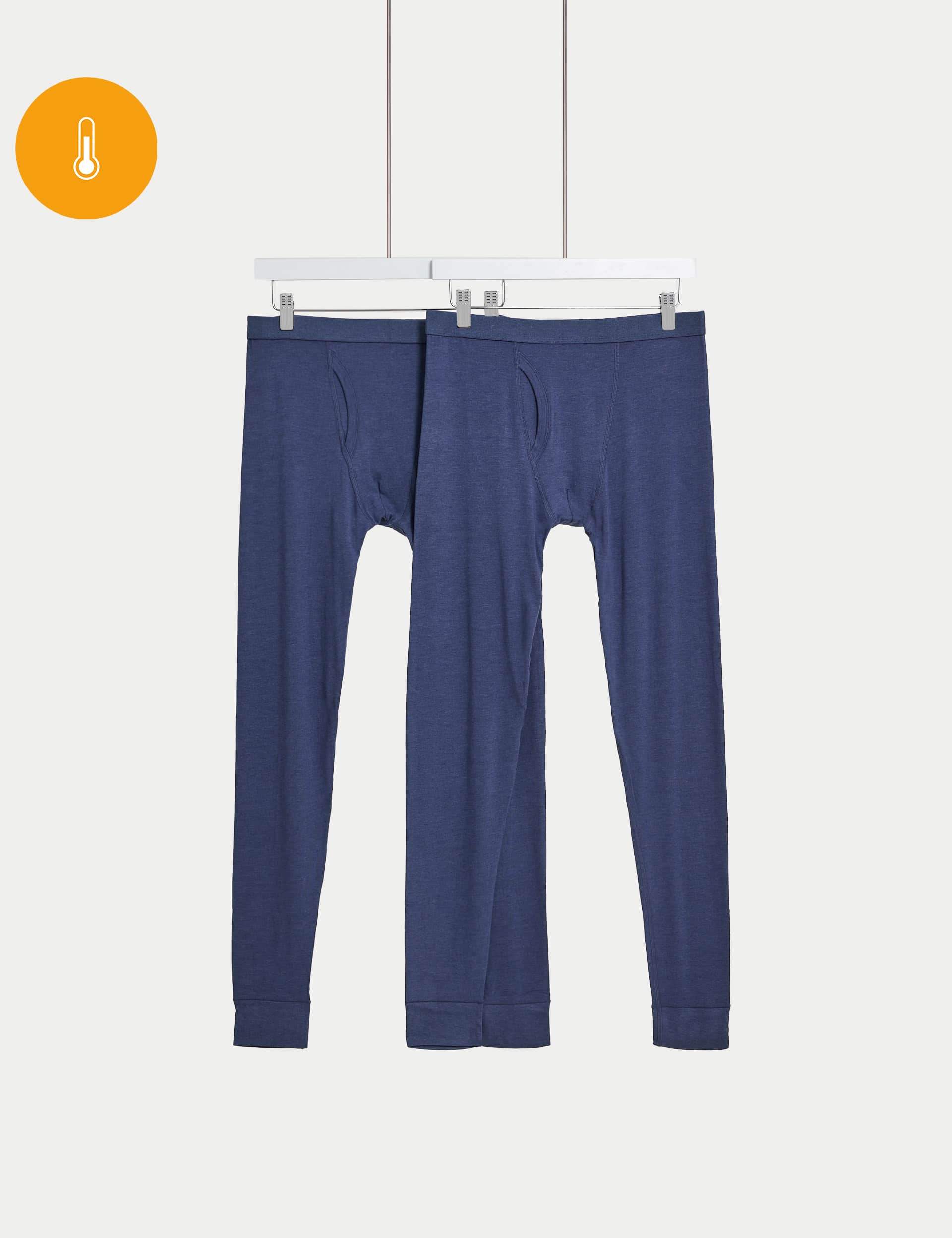 M&S Men's 2pk Heatgen  Light Thermal Long Johns