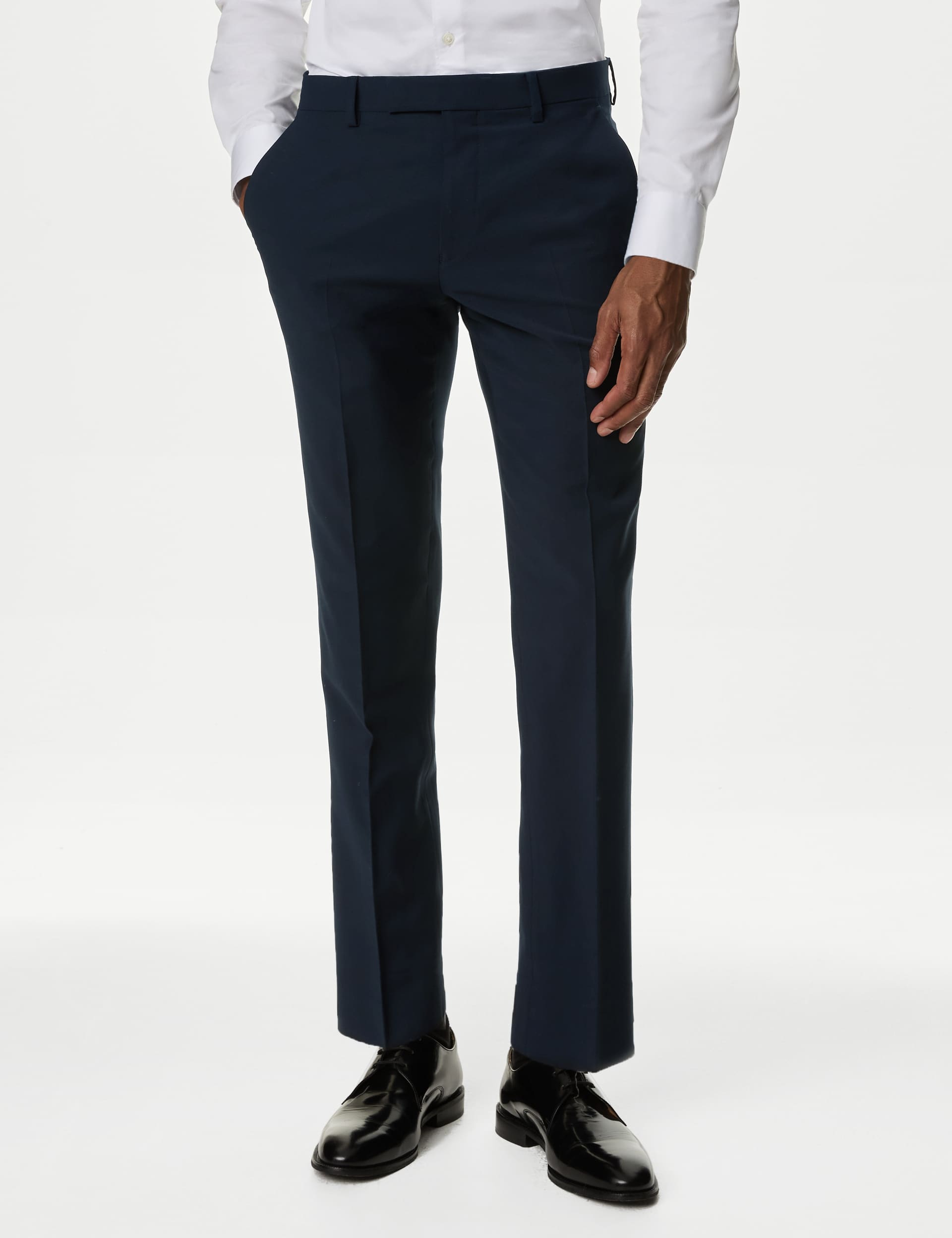 Autograph Men's Slim Fit Performance Stretch Suit Trousers