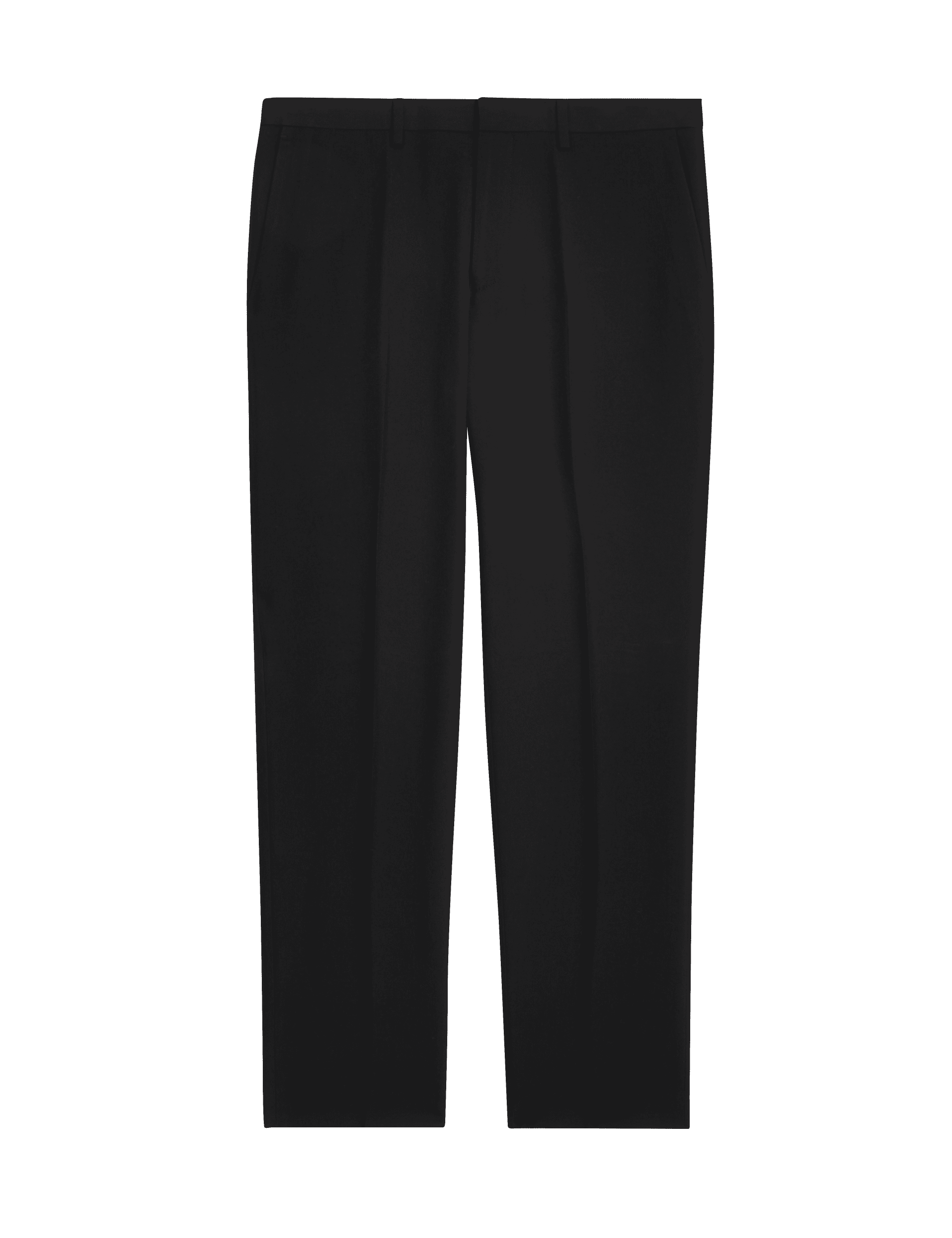 M&S Collection Men's Slim Fit Machine Washable Suit Trousers - 32REG - Black, Black,Navy