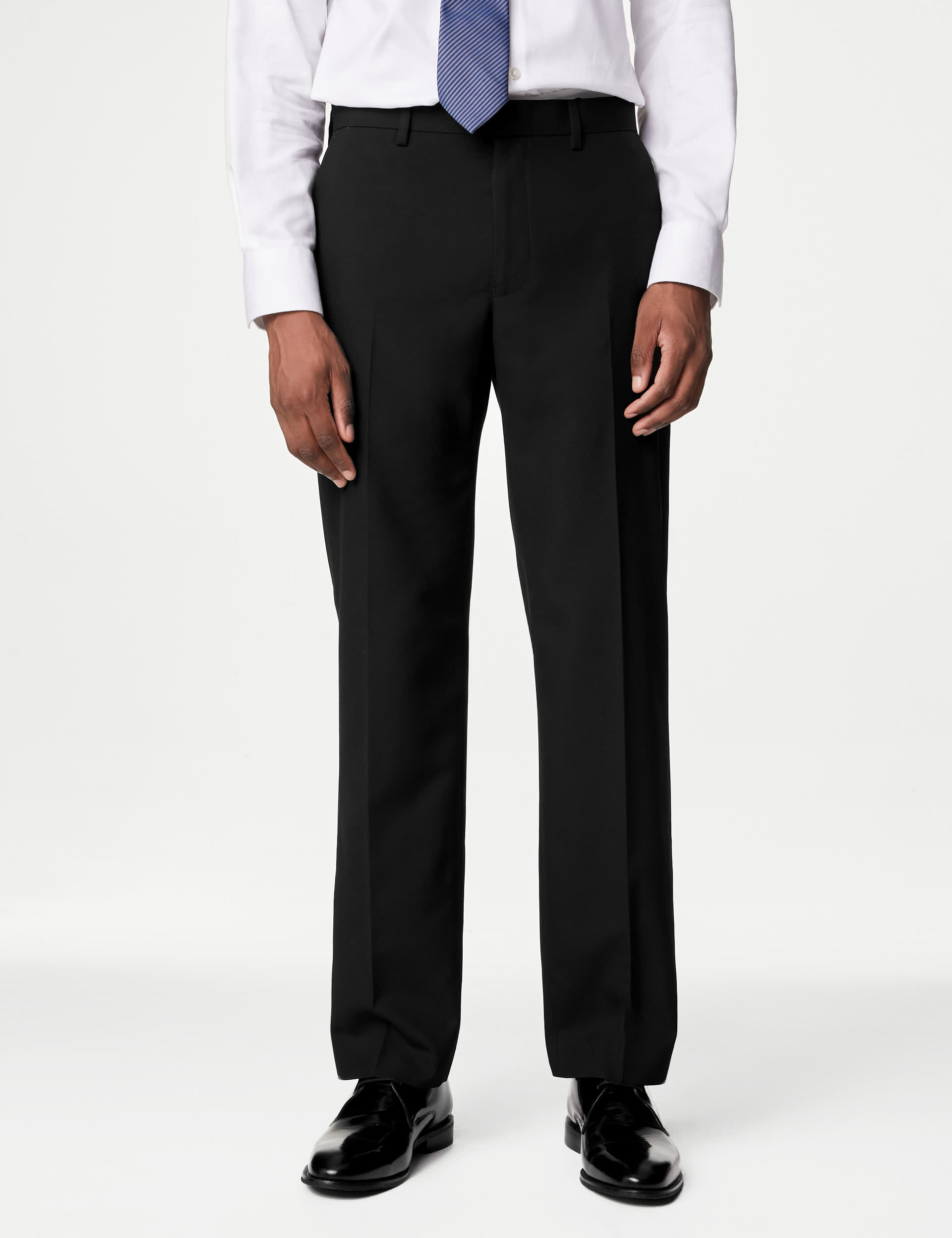 M&S Men's Regular Fit Suit Trousers